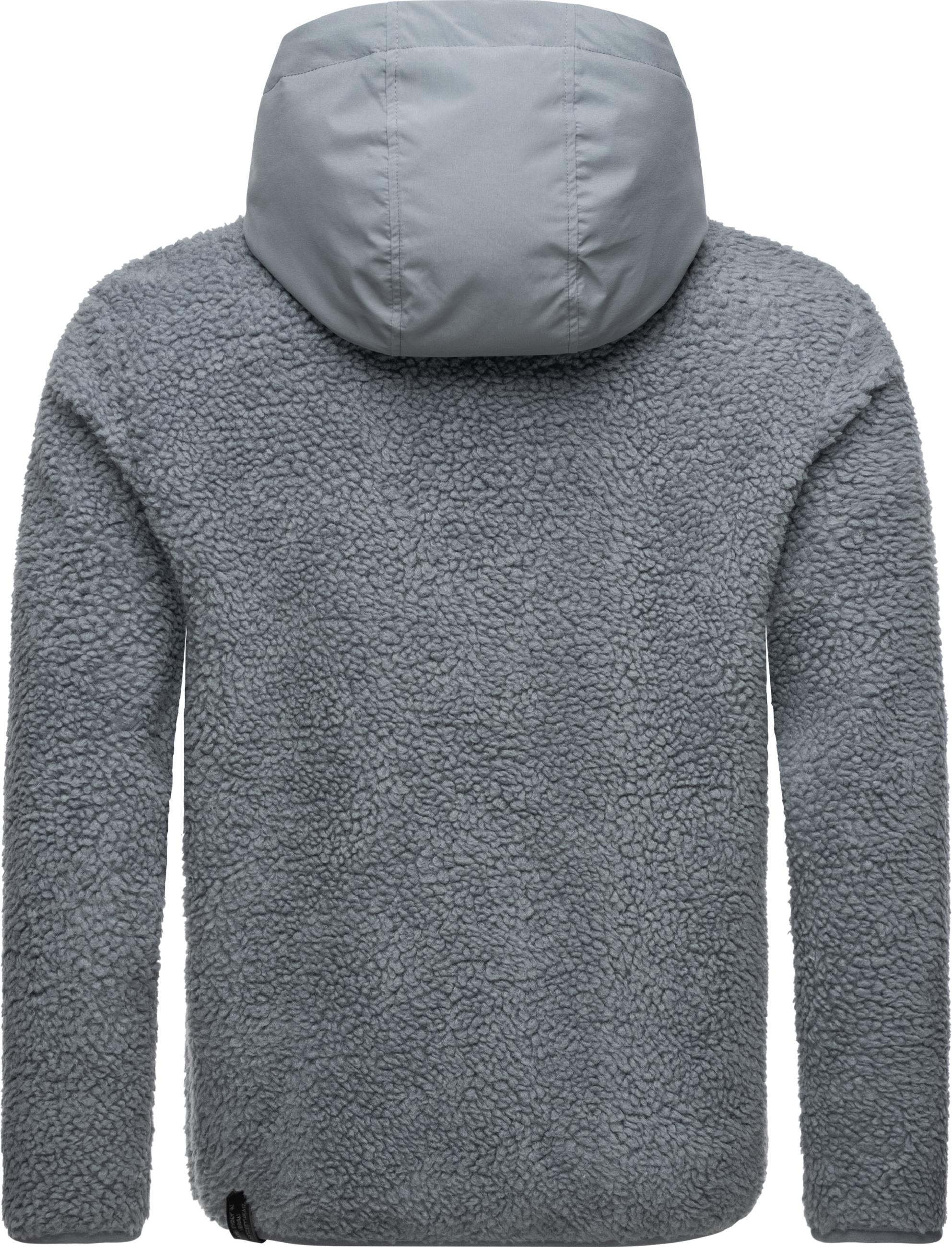 Fleece-Jacke mit hohem Kragen "Adar" Grey