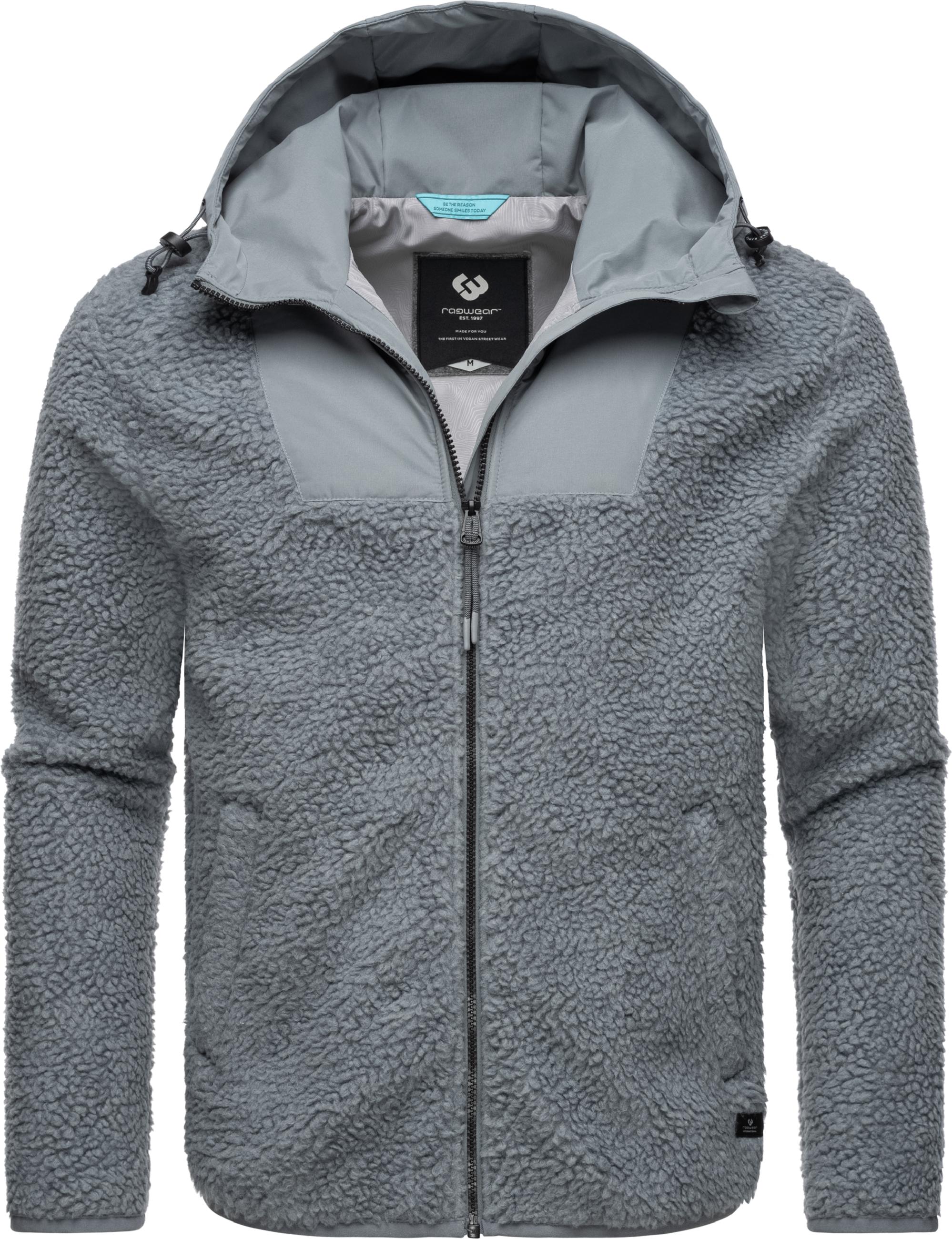 Fleece-Jacke mit hohem Kragen "Adar" Grey