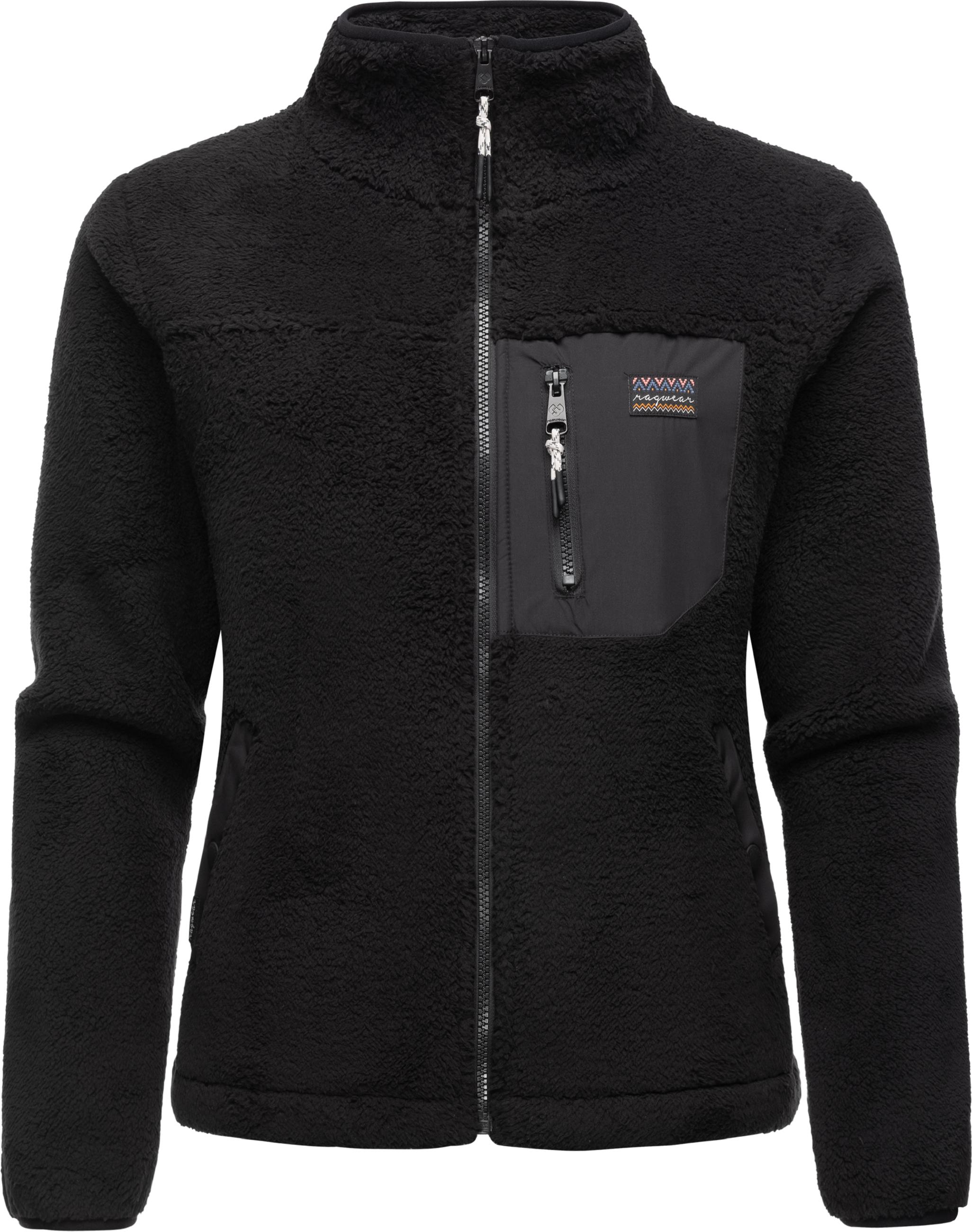 Kuschelige Plüschjacke "Alaris" Black