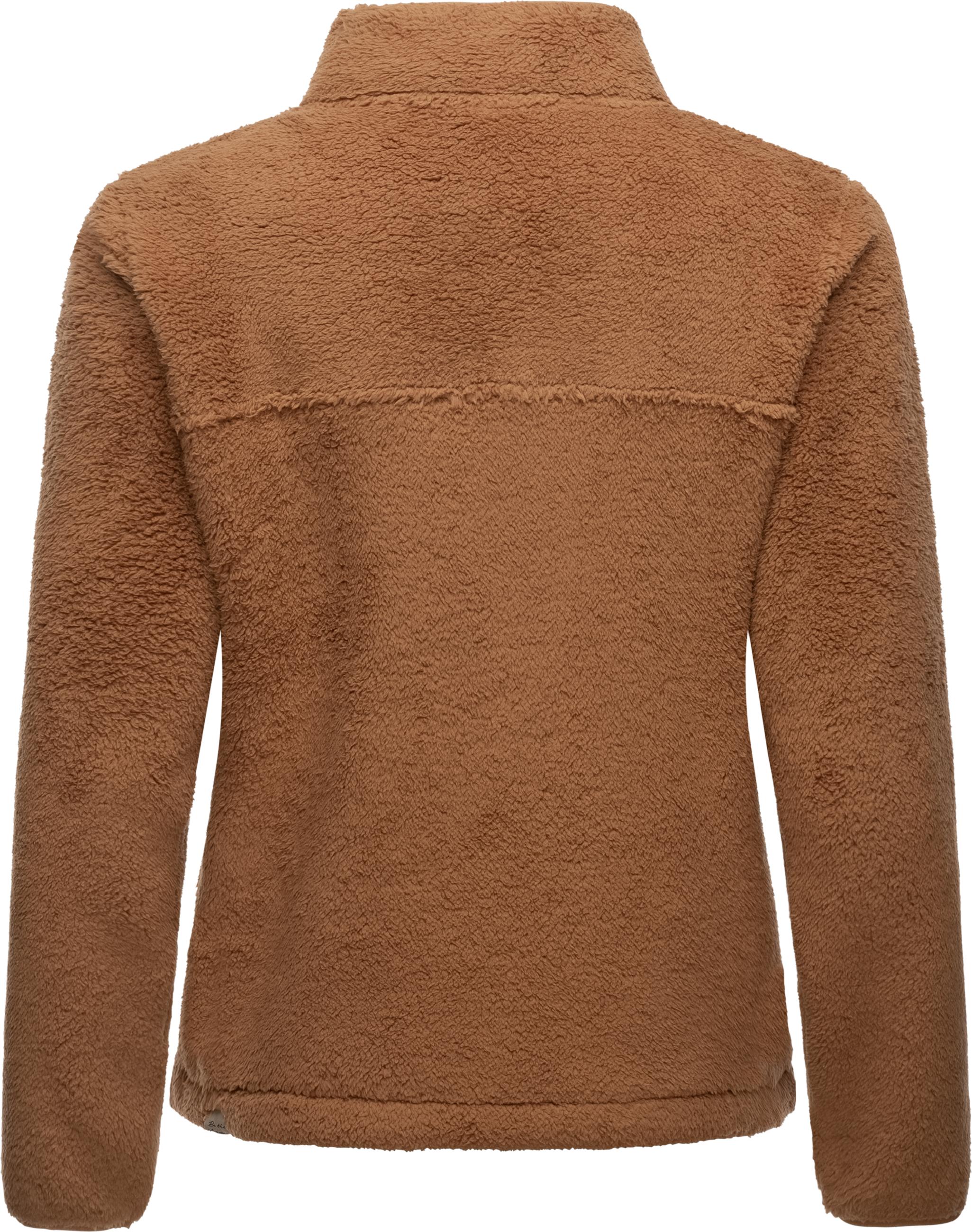 Kuschelige Plüschjacke "Alaris" Brown Sugar