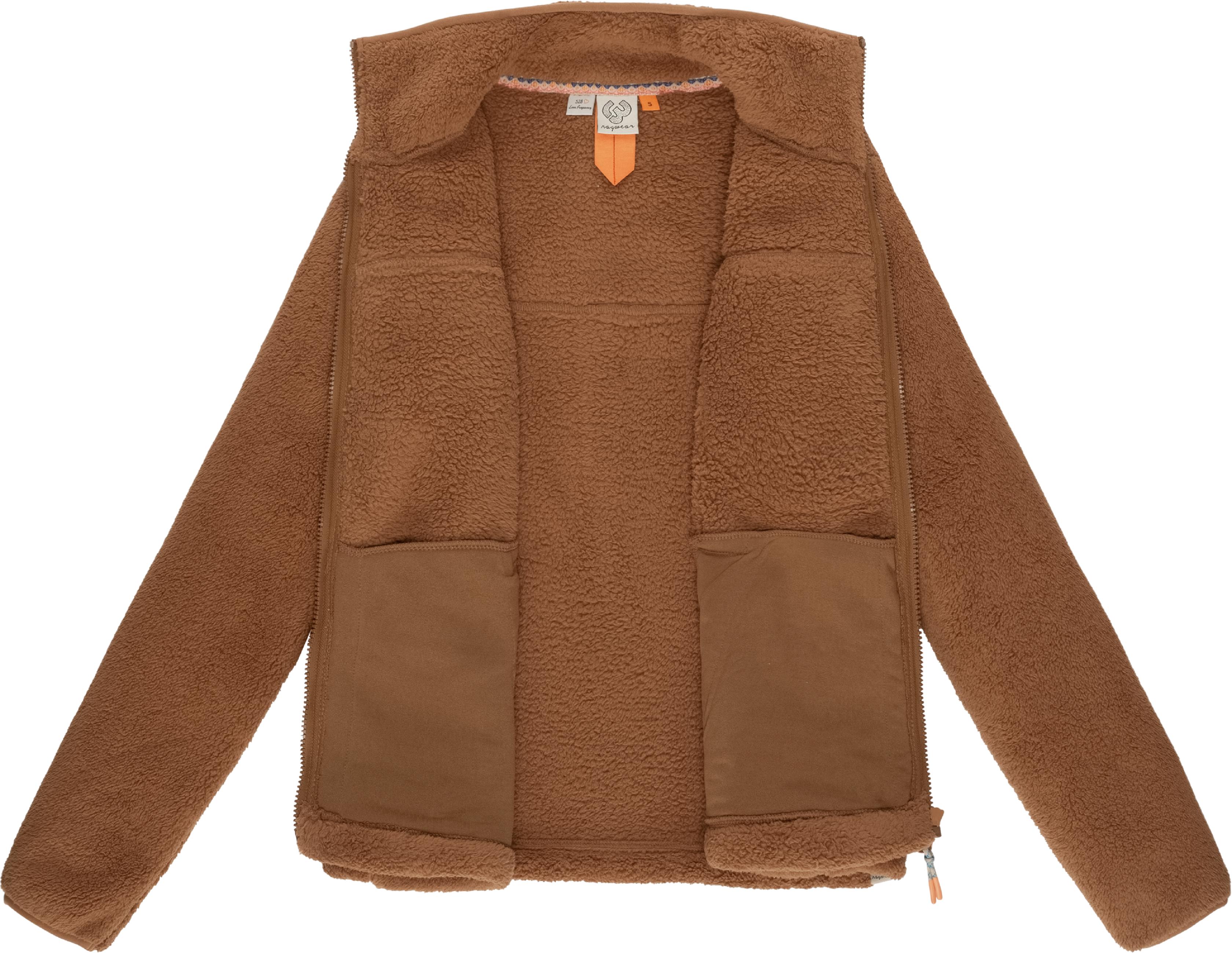 Kuschelige Plüschjacke "Alaris" Brown Sugar