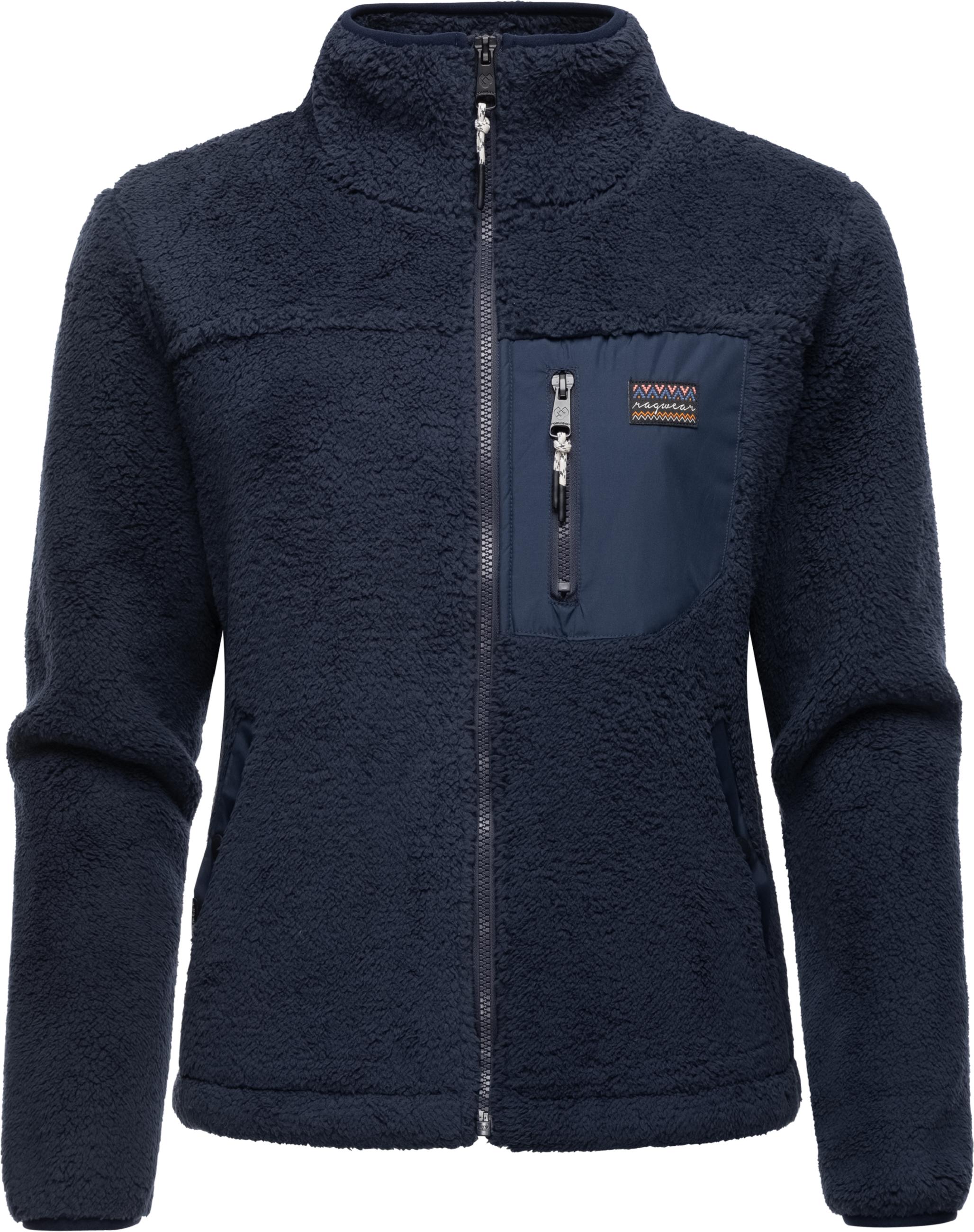 Kuschelige Plüschjacke "Alaris" Navy