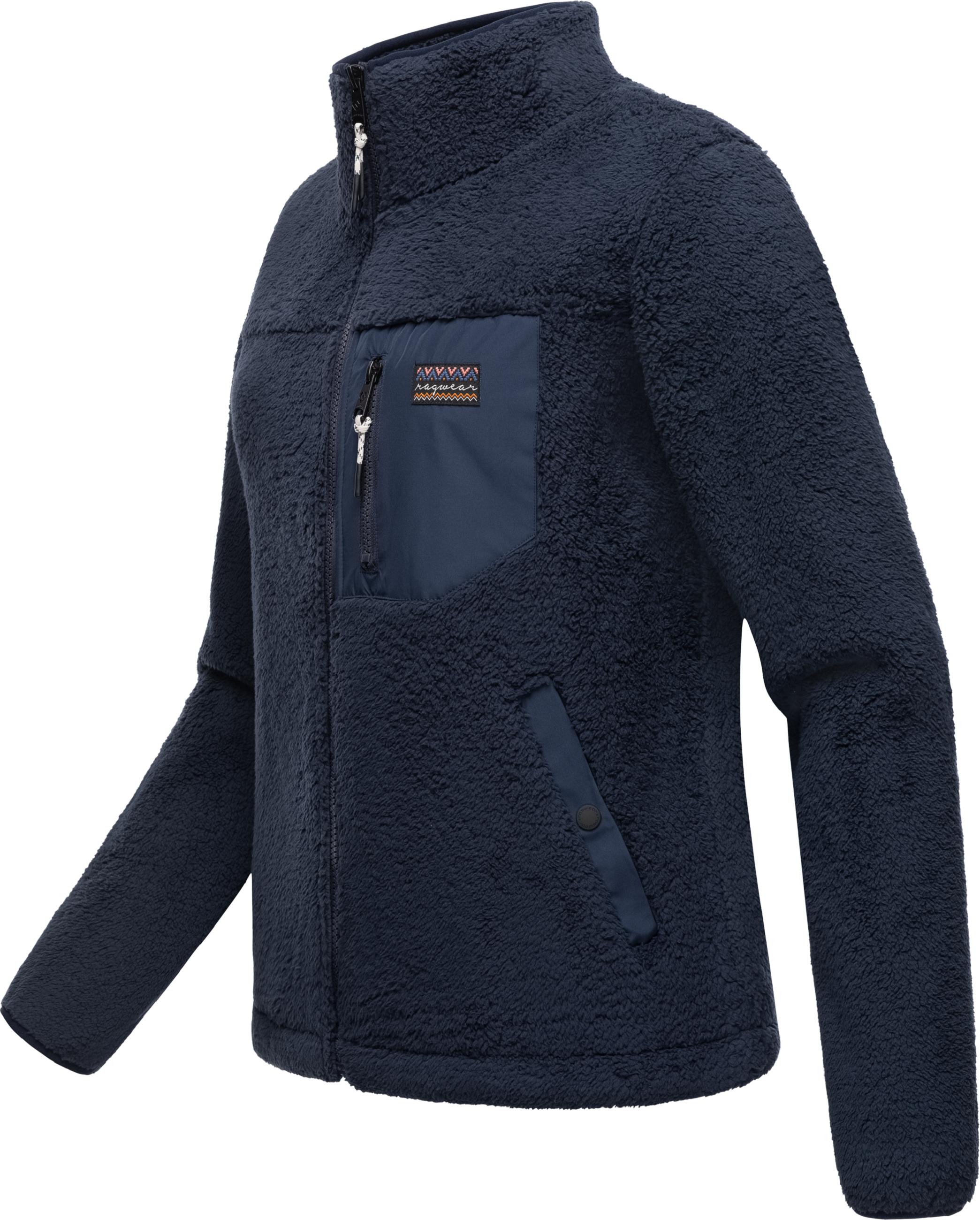 Kuschelige Plüschjacke "Alaris" Navy