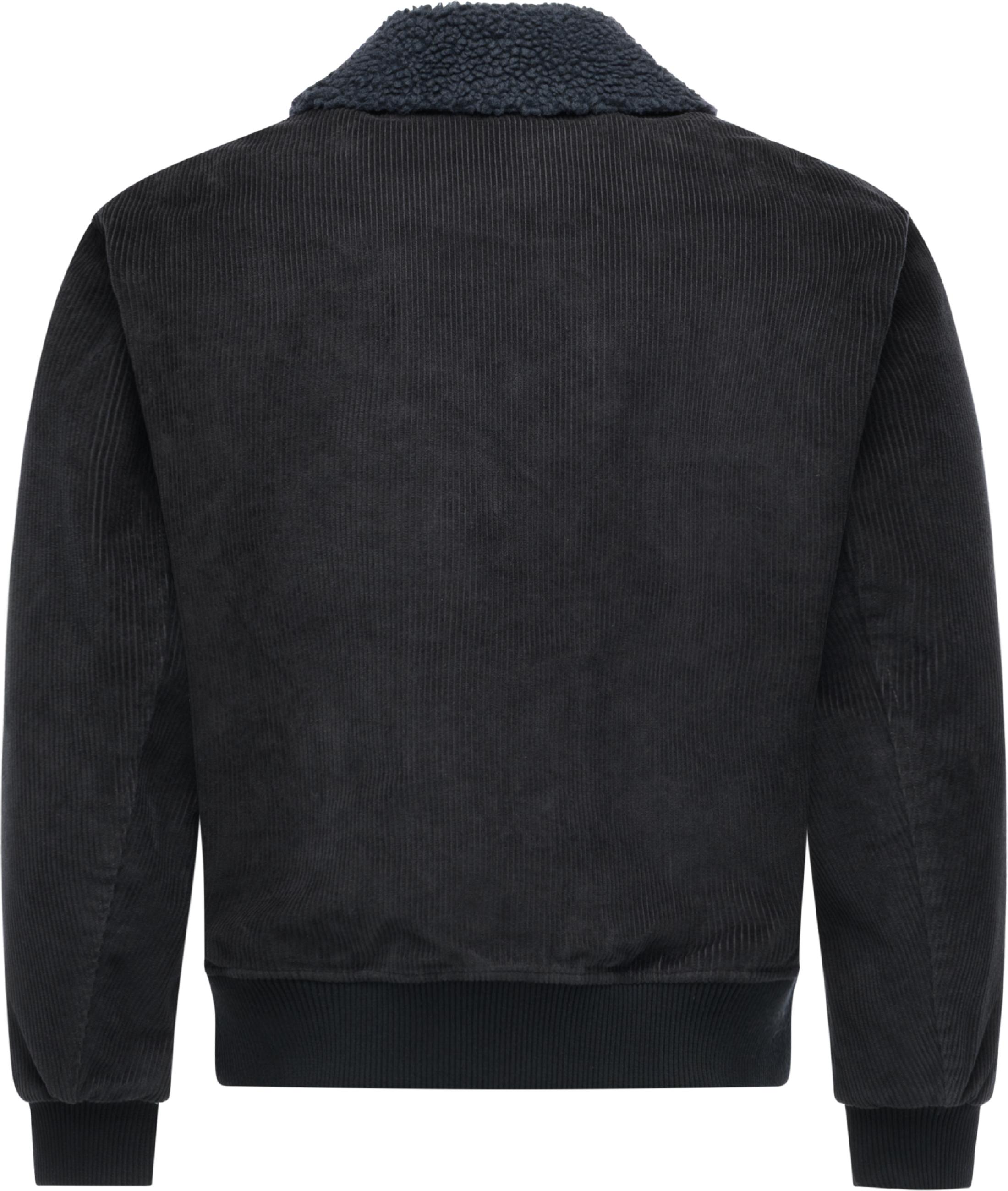 Kordjacke mit kuscheligem Kragen "Alees Cordy" Dark Grey