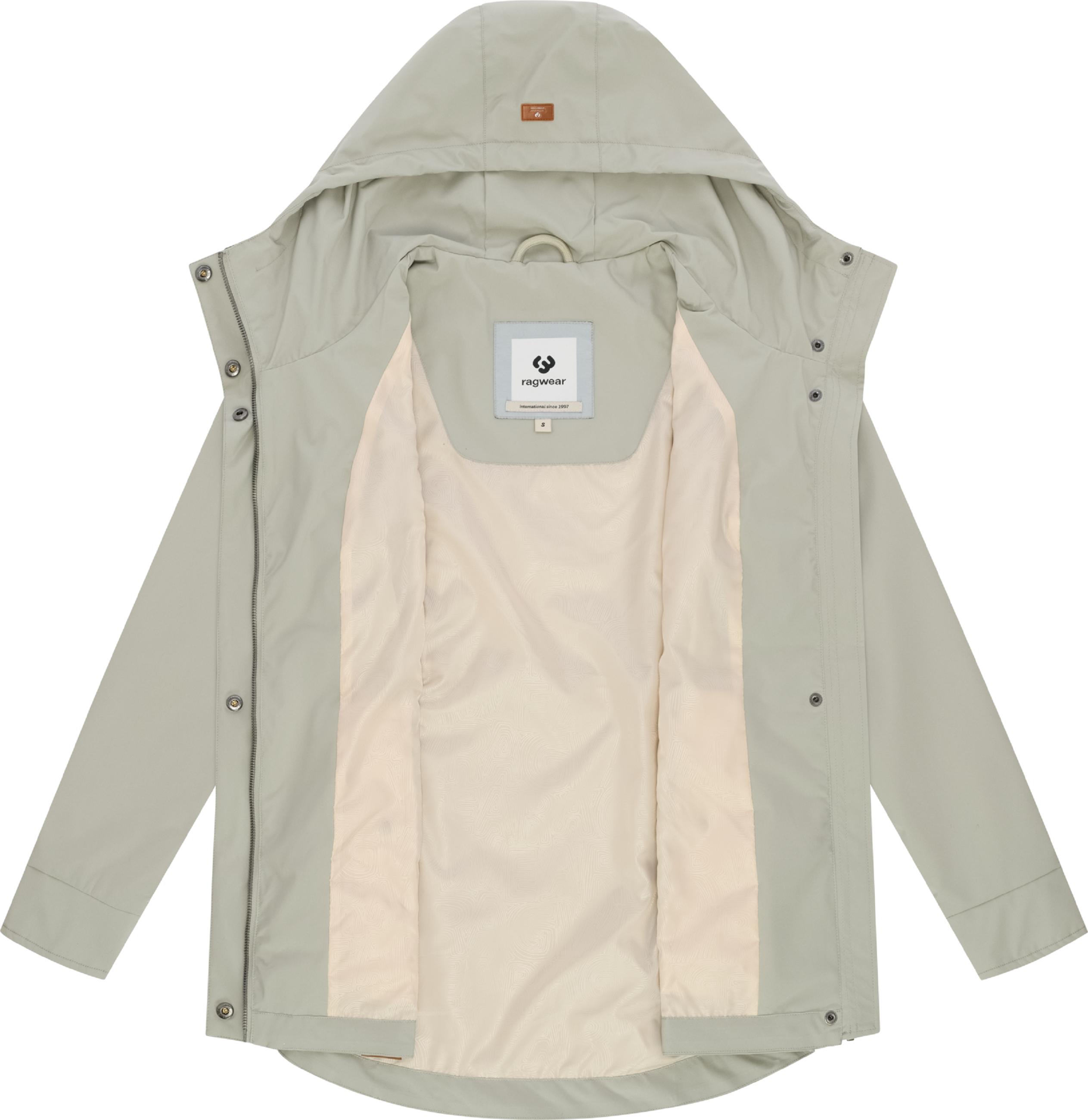Leichte Übergangsjacke mit verstellbarer Kapuze "Alvena Summer YOUMODO" Dusty Olive