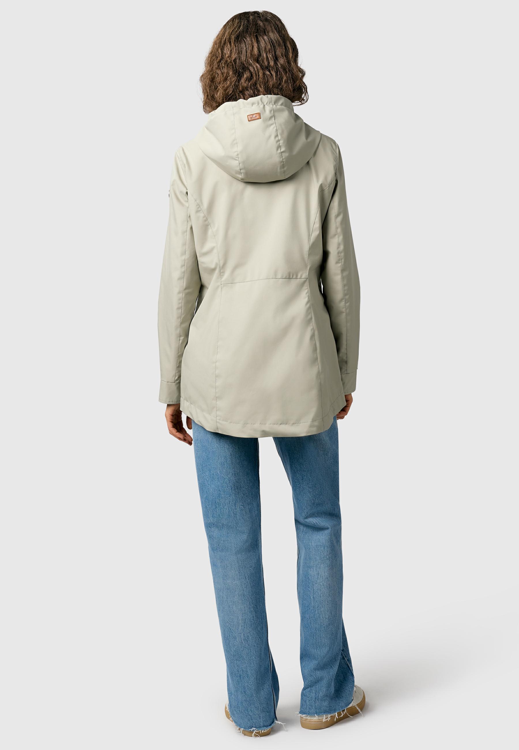 Leichte Übergangsjacke mit verstellbarer Kapuze "Alvena Summer YOUMODO" Dusty Olive