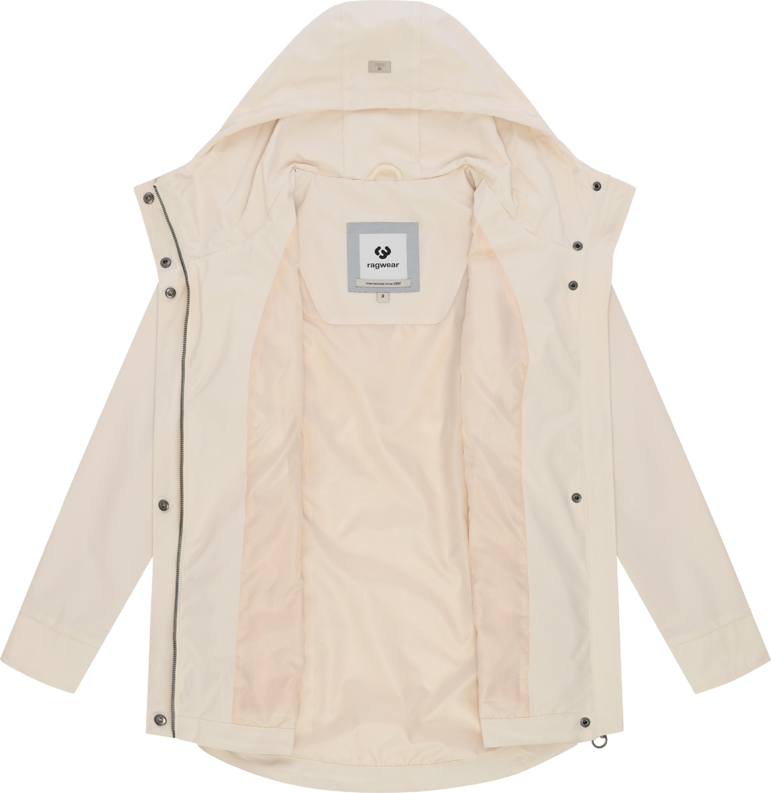 Leichte Übergangsjacke mit verstellbarer Kapuze "Alvena Summer YOUMODO" Ecru