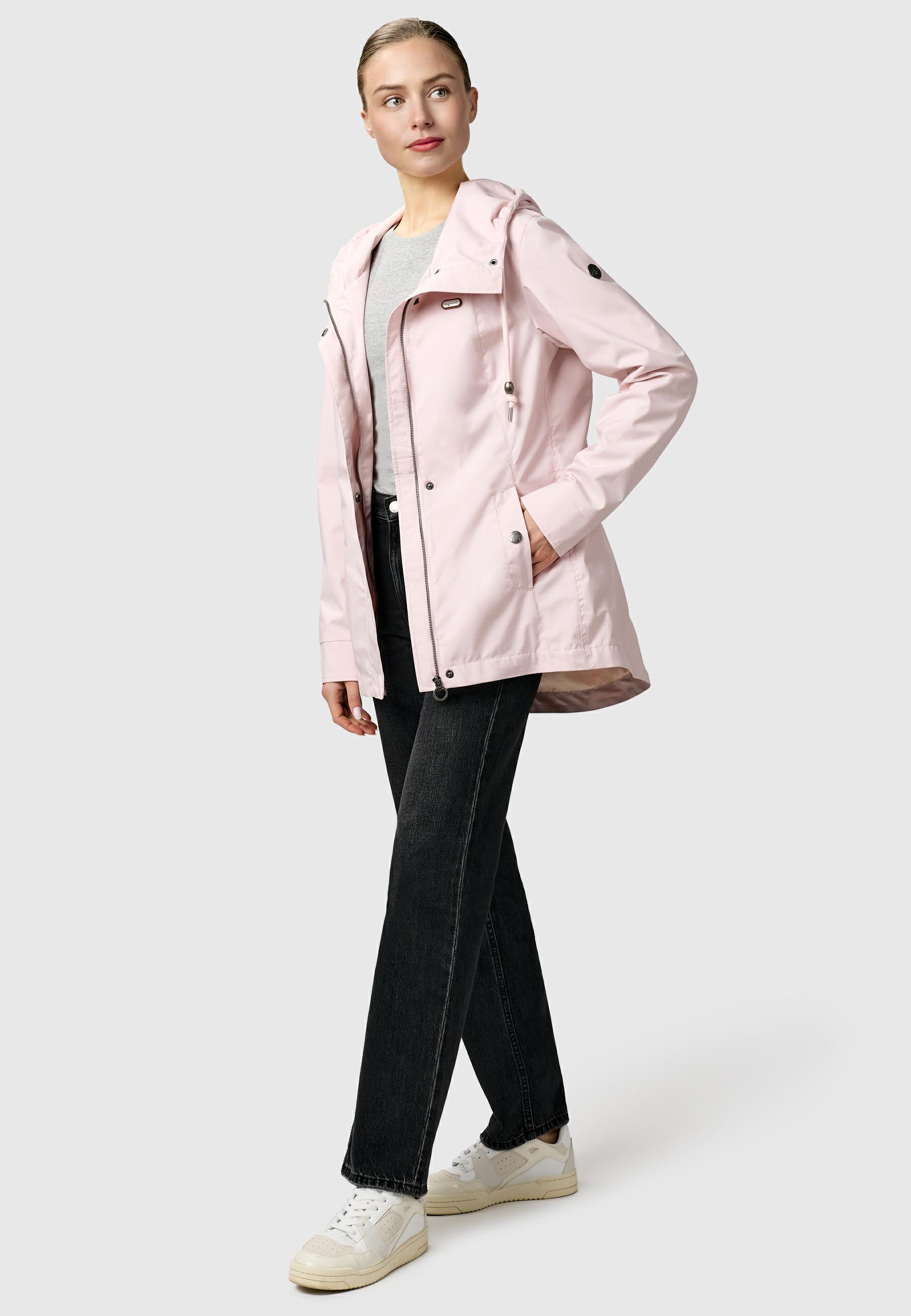 Leichte Übergangsjacke mit verstellbarer Kapuze "Alvena Summer YOUMODO" Marshmallow