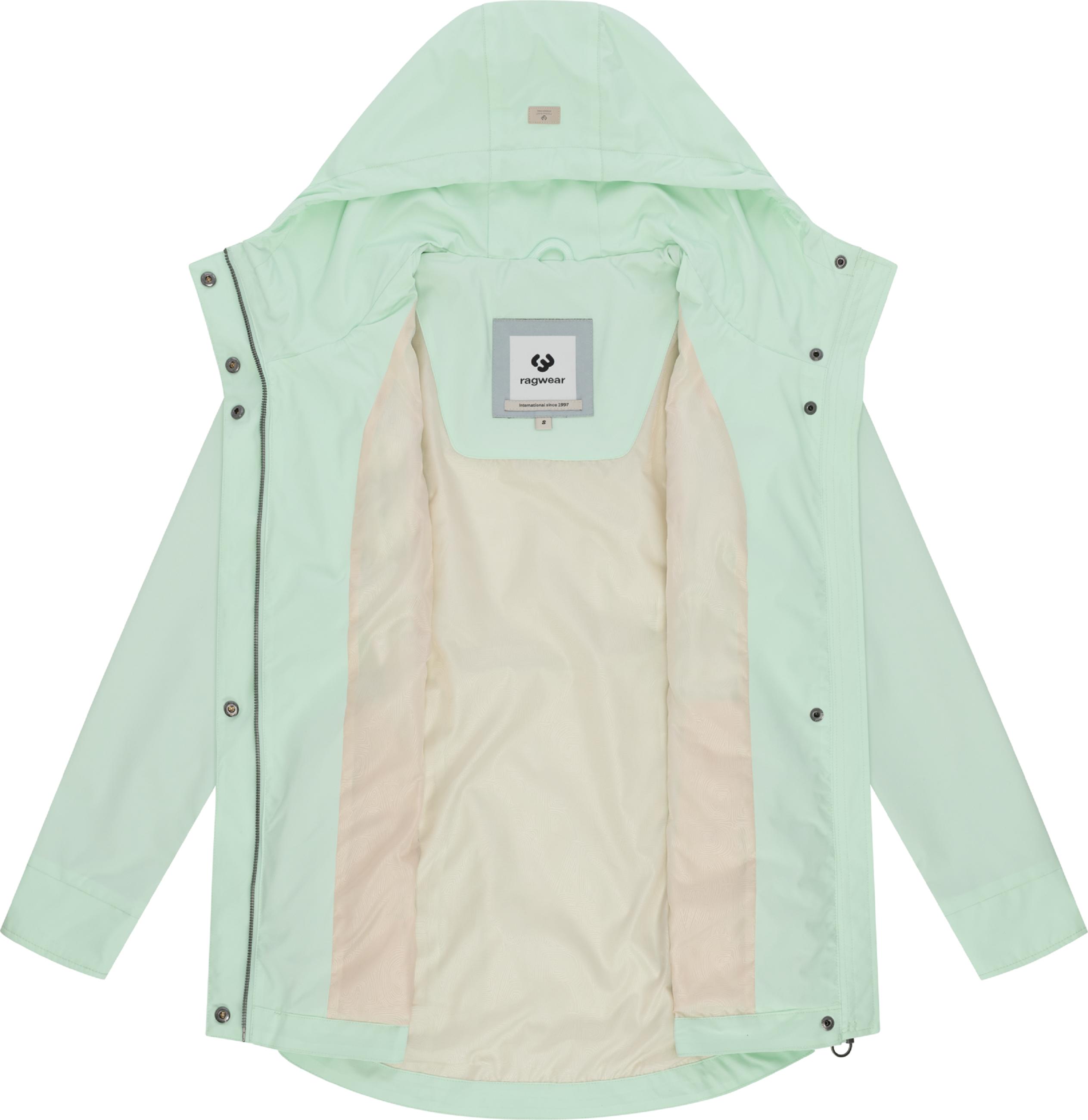 Leichte Übergangsjacke mit verstellbarer Kapuze "Alvena Summer YOUMODO" Mint