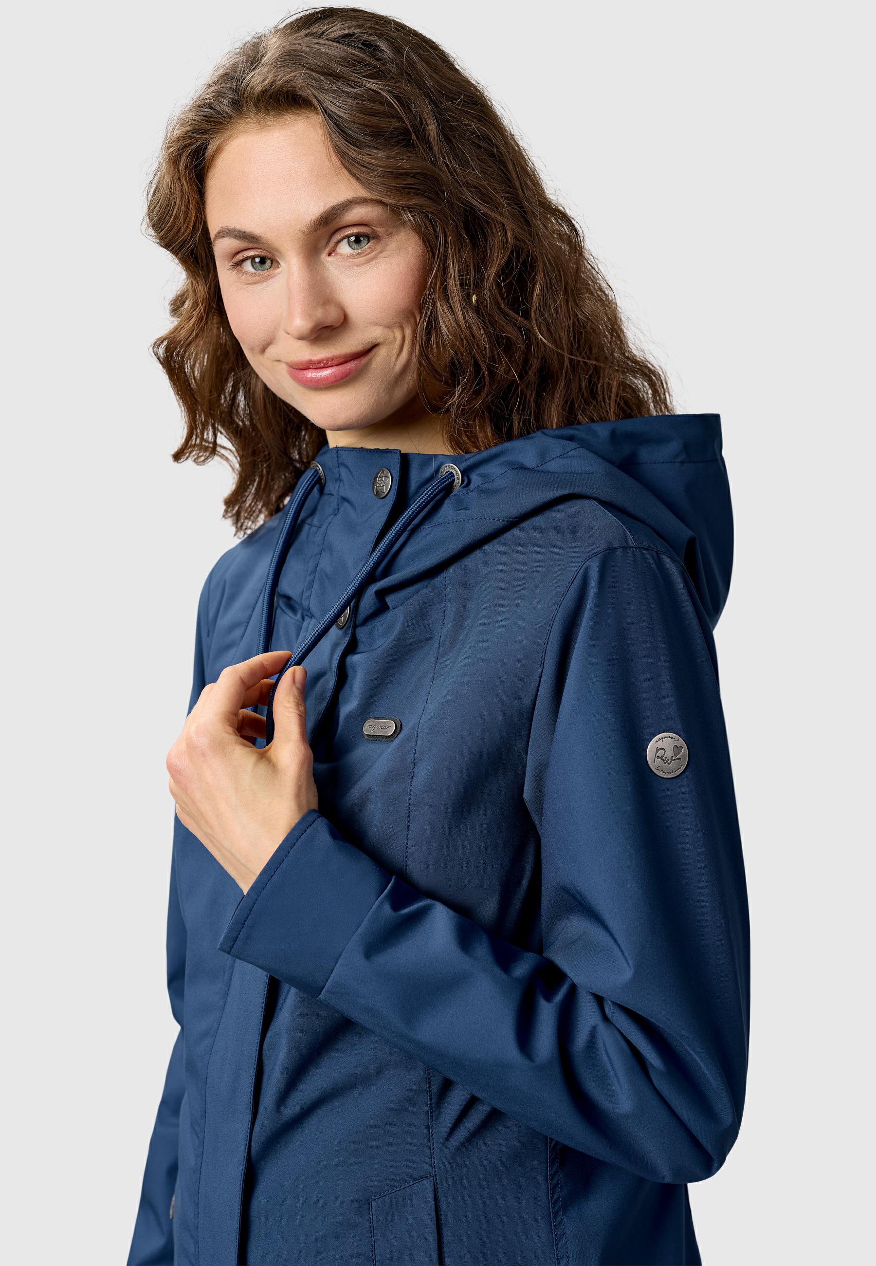 Leichte Übergangsjacke mit verstellbarer Kapuze "Alvena Summer YOUMODO" Night Blue