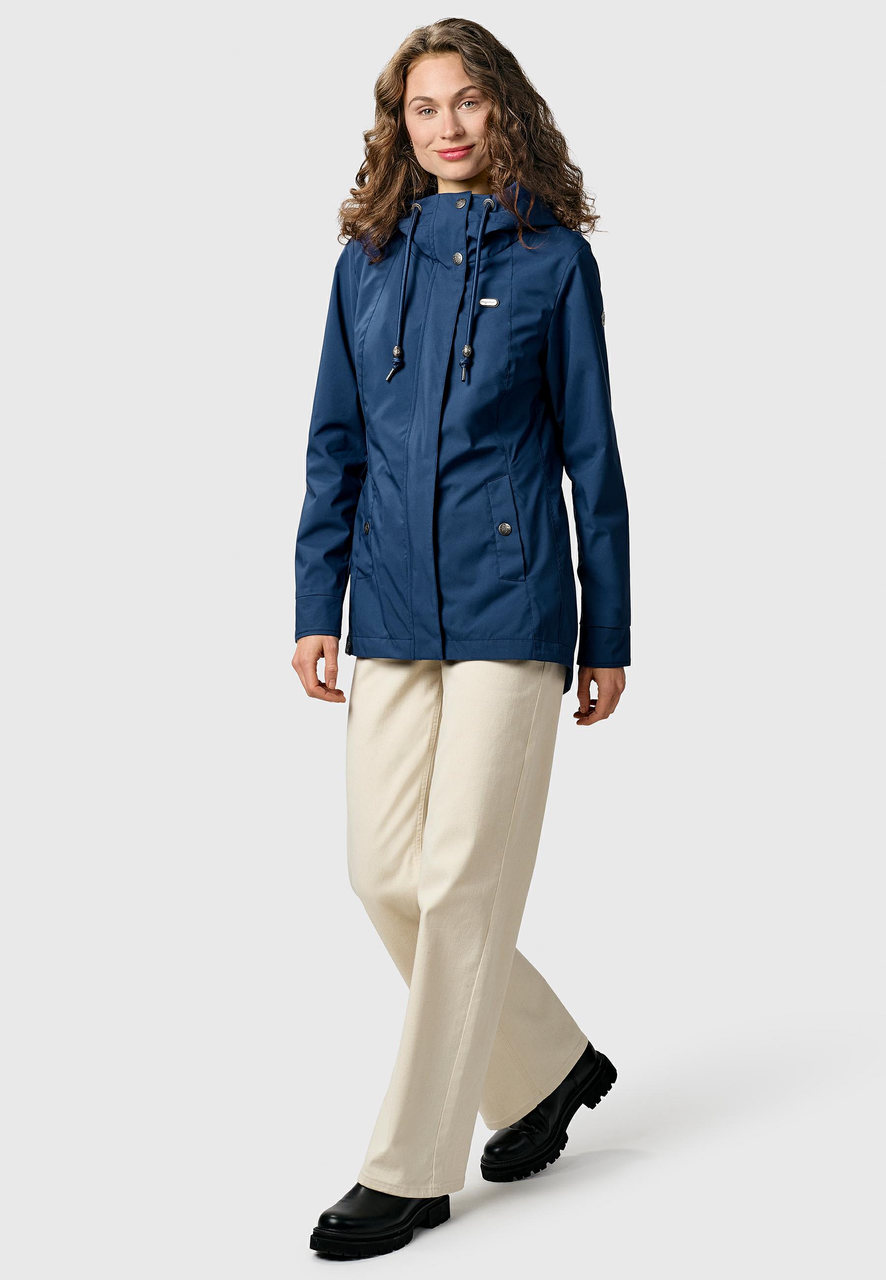 Leichte Übergangsjacke mit verstellbarer Kapuze "Alvena Summer YOUMODO" Night Blue