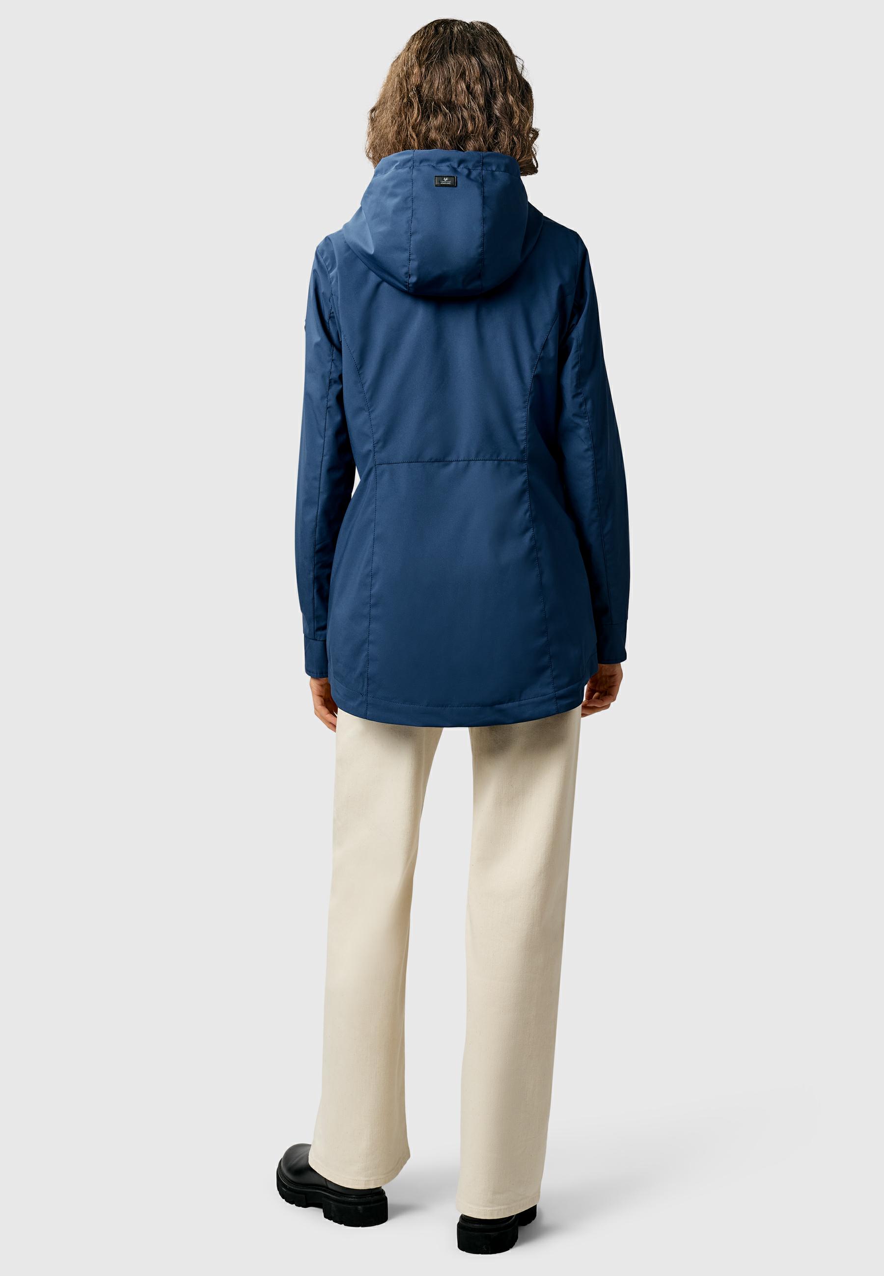 Leichte Übergangsjacke mit verstellbarer Kapuze "Alvena Summer YOUMODO" Night Blue