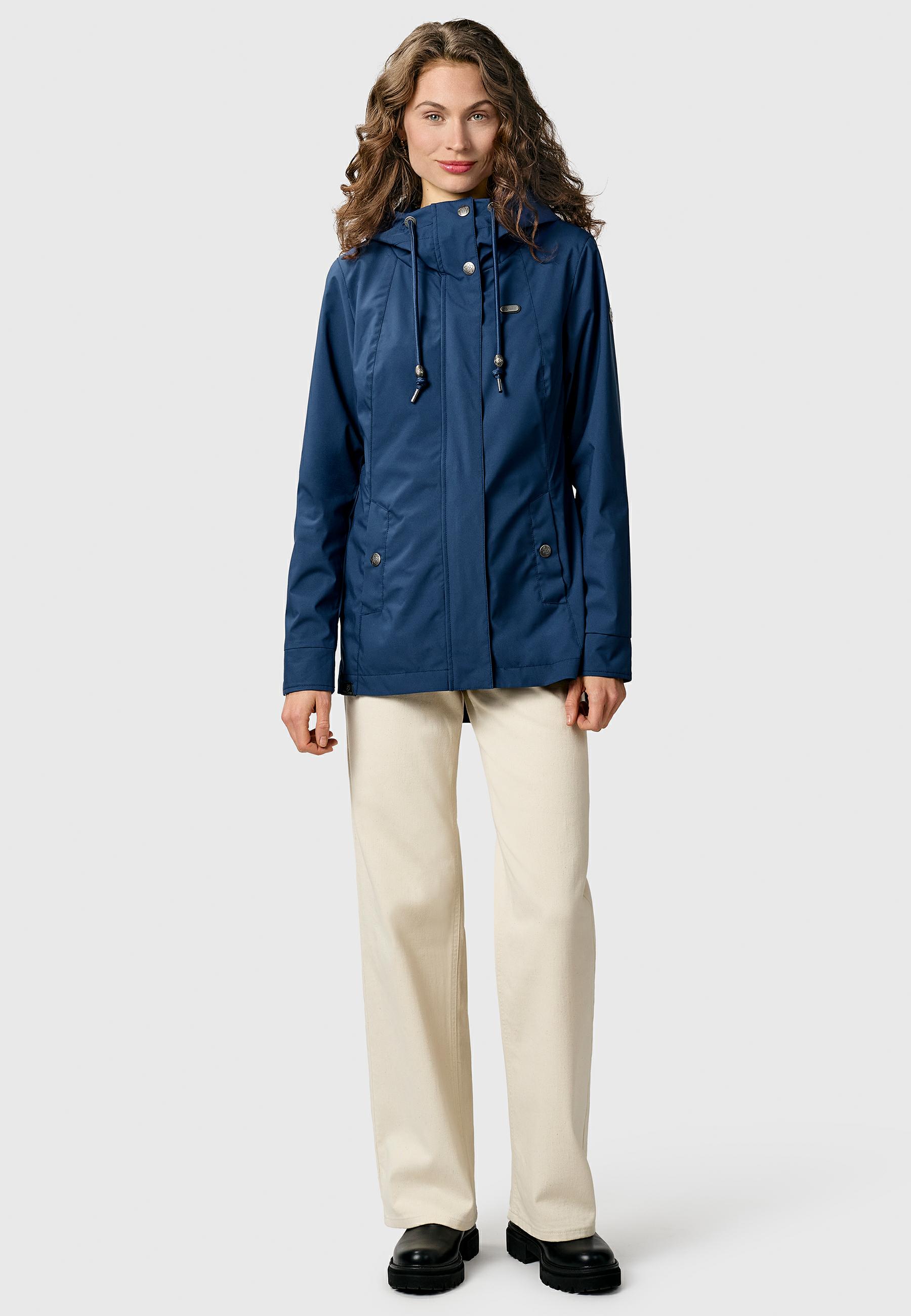 Leichte Übergangsjacke mit verstellbarer Kapuze "Alvena Summer YOUMODO" Night Blue