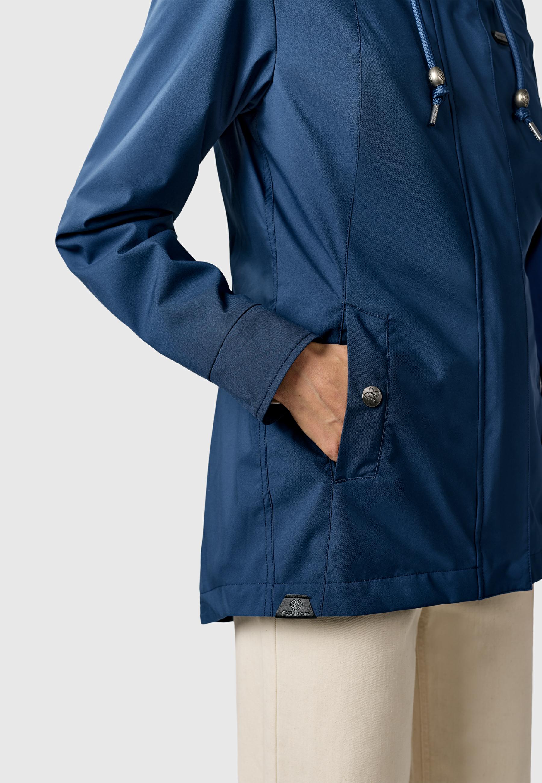 Leichte Übergangsjacke mit verstellbarer Kapuze "Alvena Summer YOUMODO" Night Blue