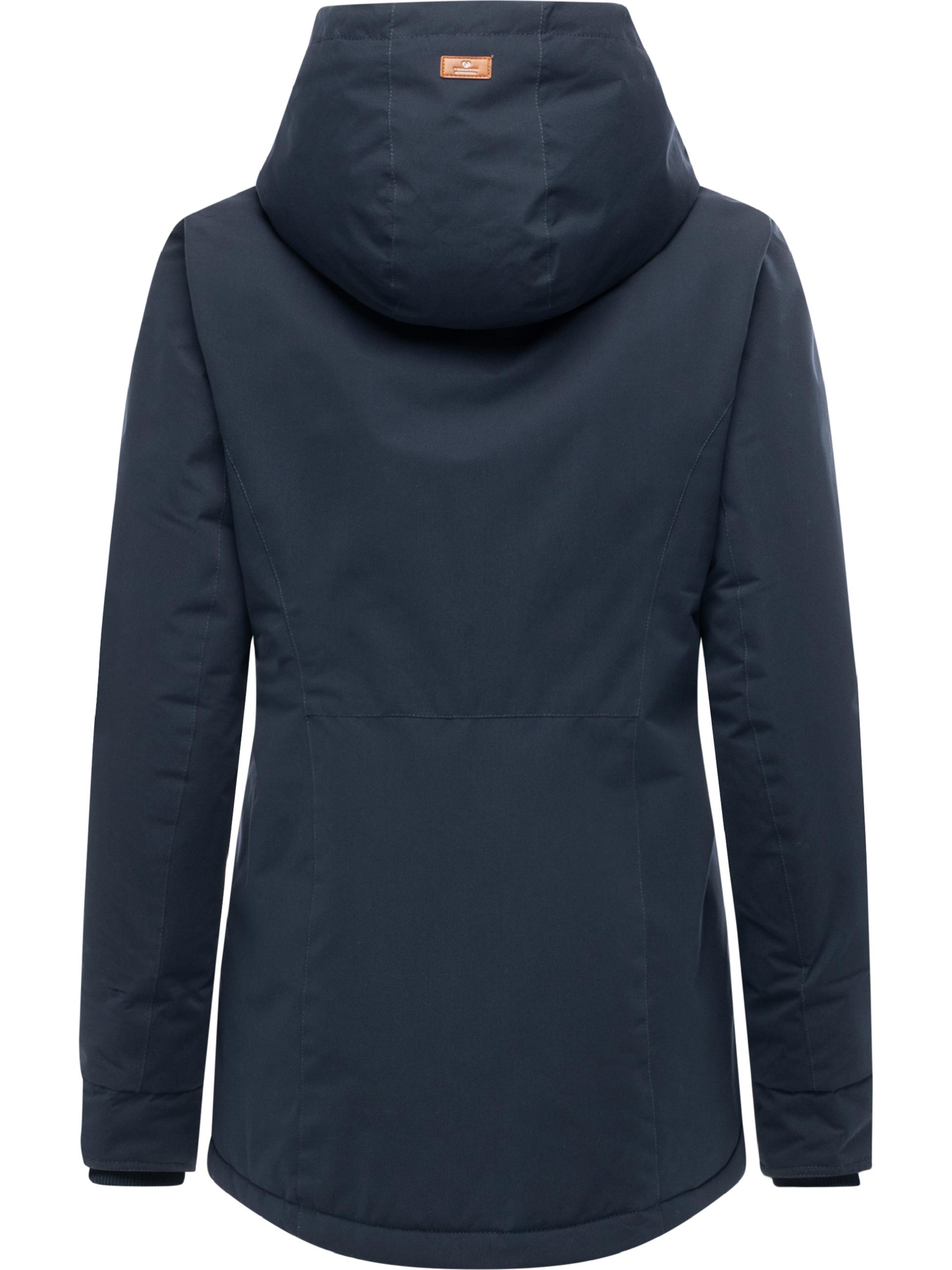 Winter Kurzmantel mit Kapuze "Alvena YOUMODO" Navy
