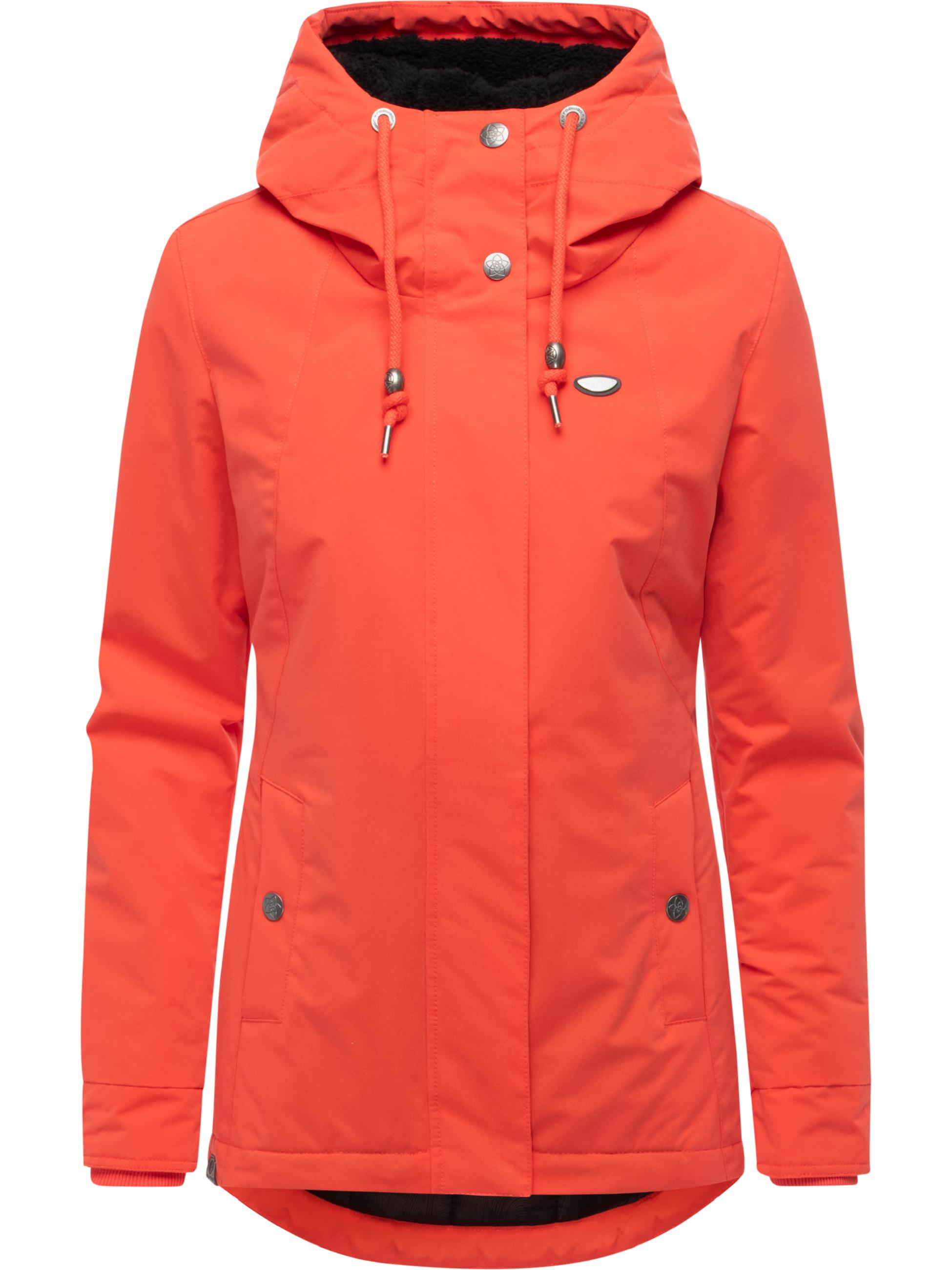 Winter Kurzmantel mit Kapuze "Alvena YOUMODO" Red