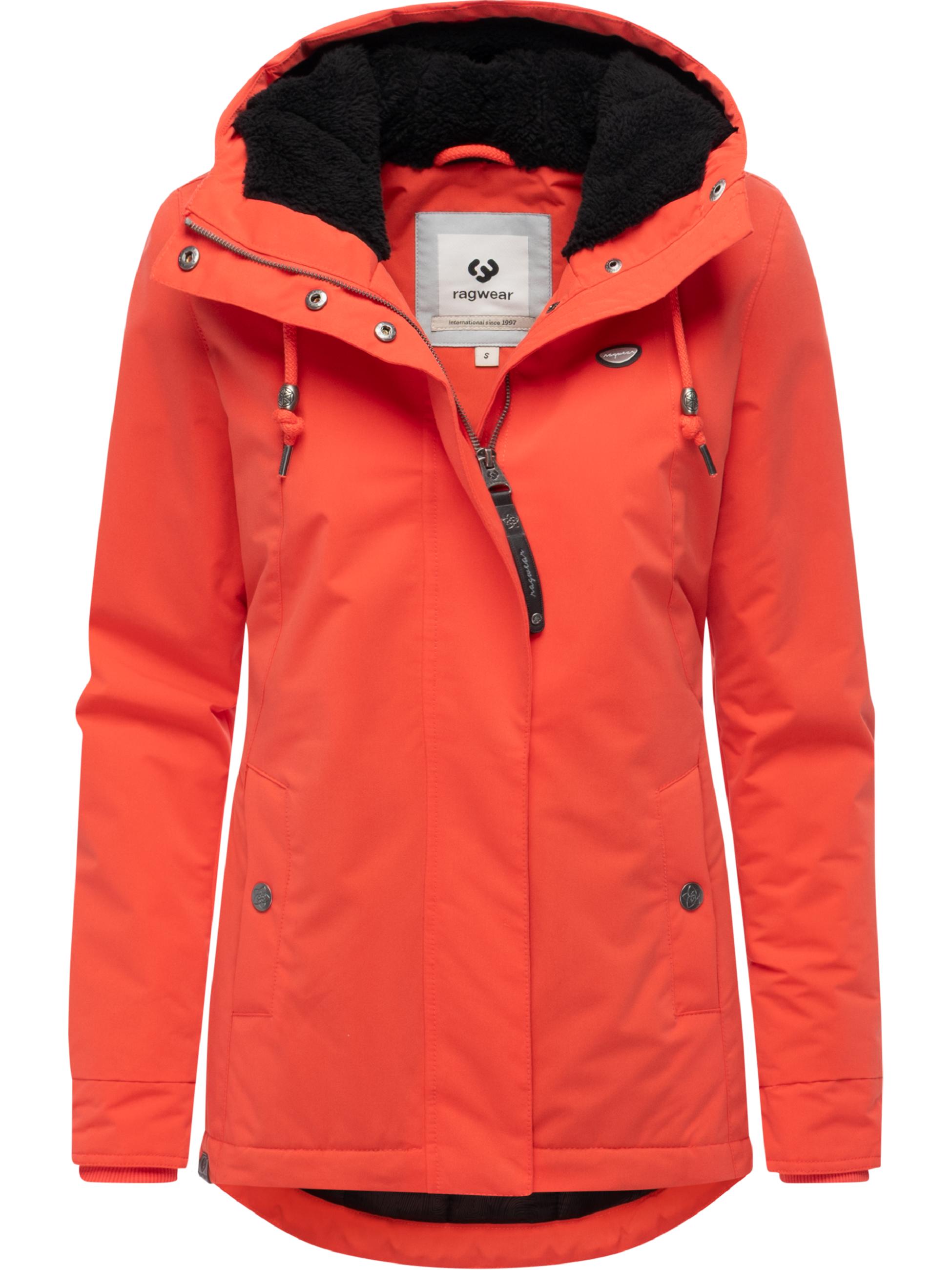Winter Kurzmantel mit Kapuze "Alvena YOUMODO" Red