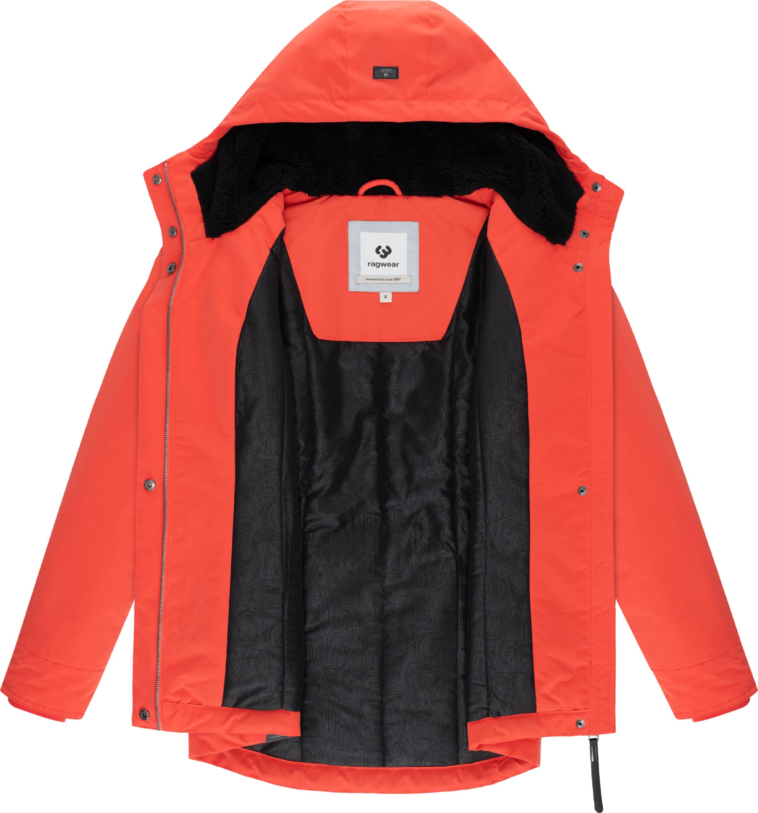 Winter Kurzmantel mit Kapuze "Alvena YOUMODO" Red