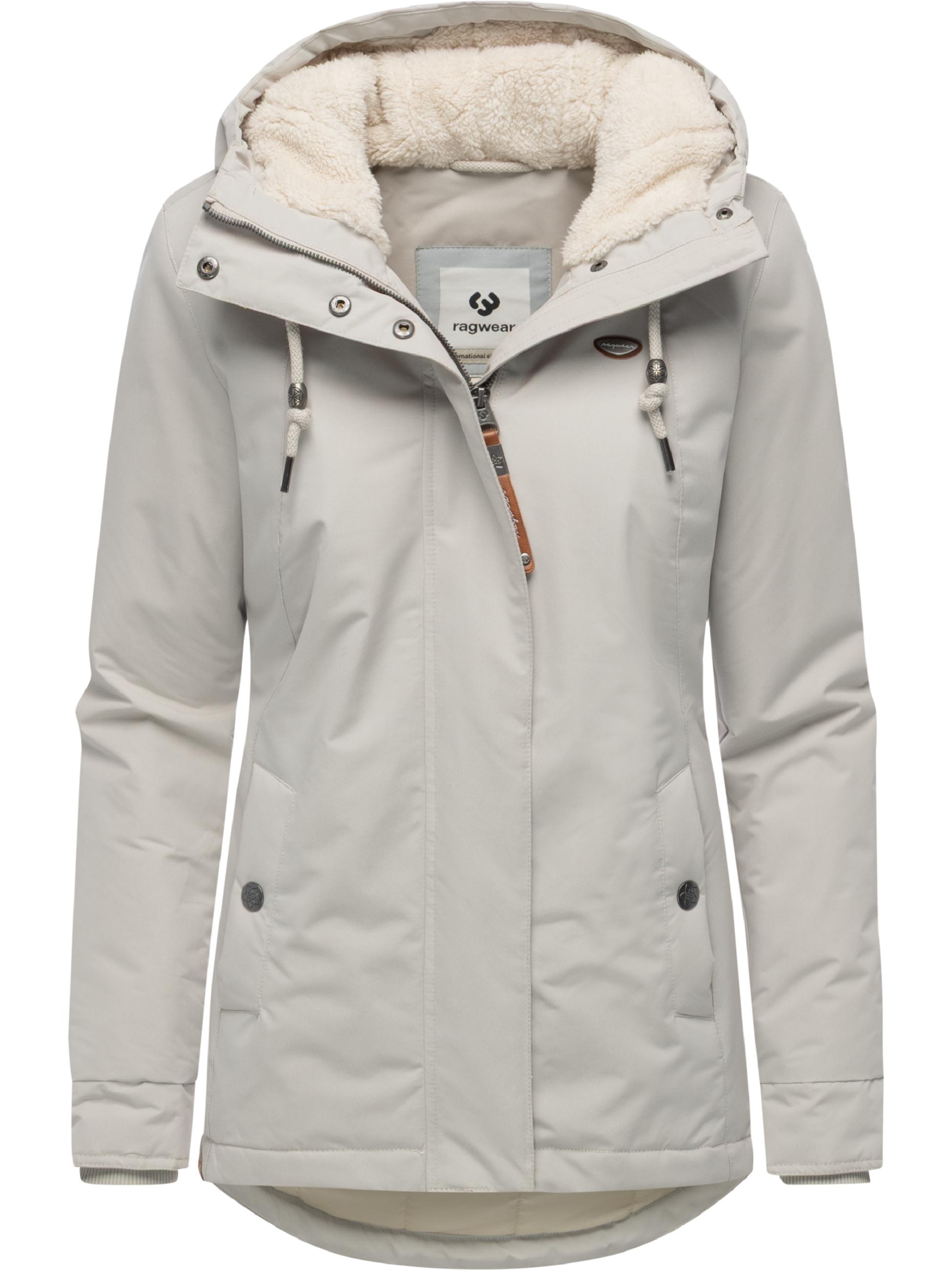 Winter Kurzmantel mit Kapuze "Alvena YOUMODO" Zinc