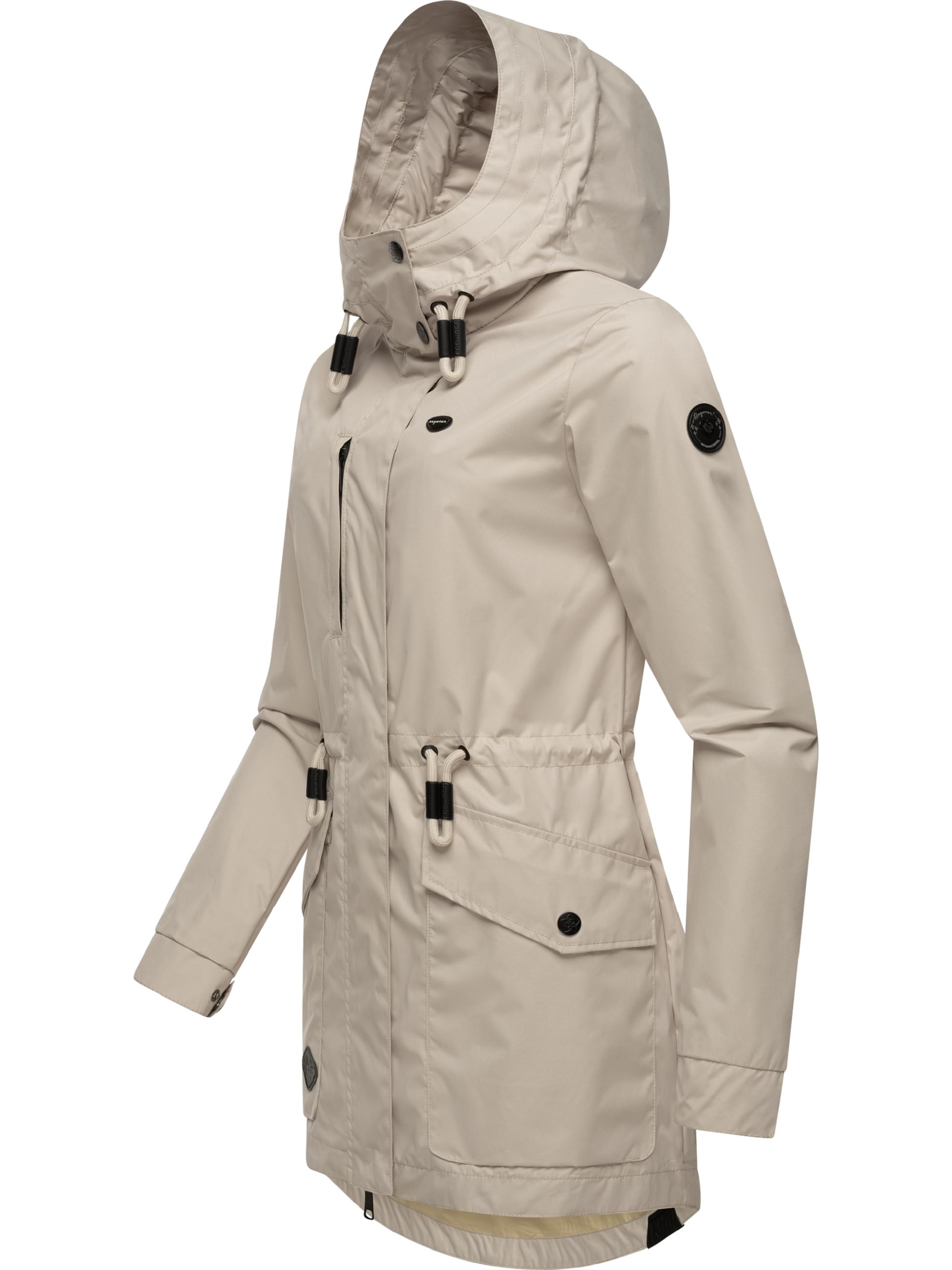 Leichte Outdoorjacke mit Kapuze "Alysa" Bone