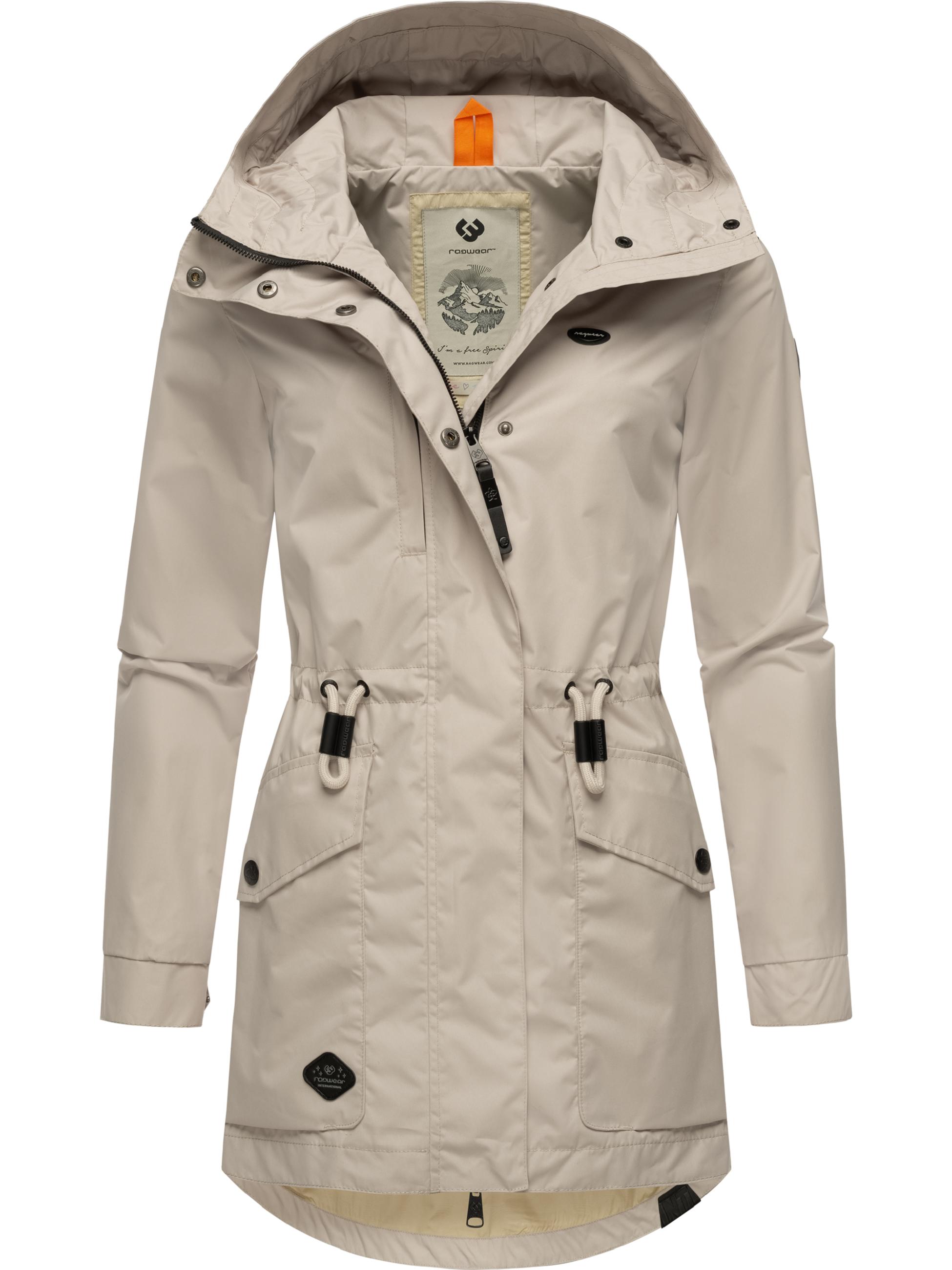 Leichte Outdoorjacke mit Kapuze "Alysa" Bone