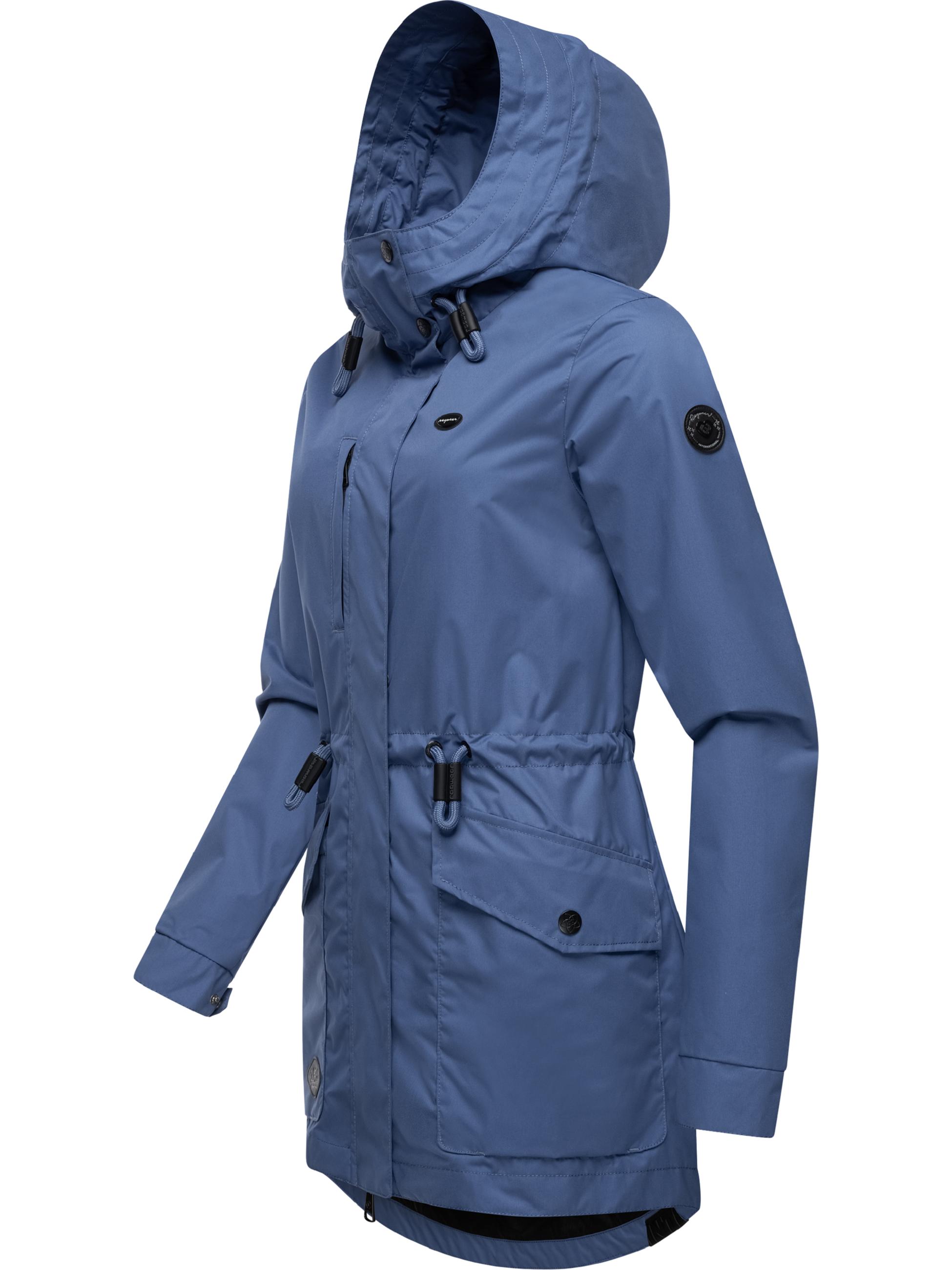 Leichte Outdoorjacke mit Kapuze "Alysa" Indigo Blue