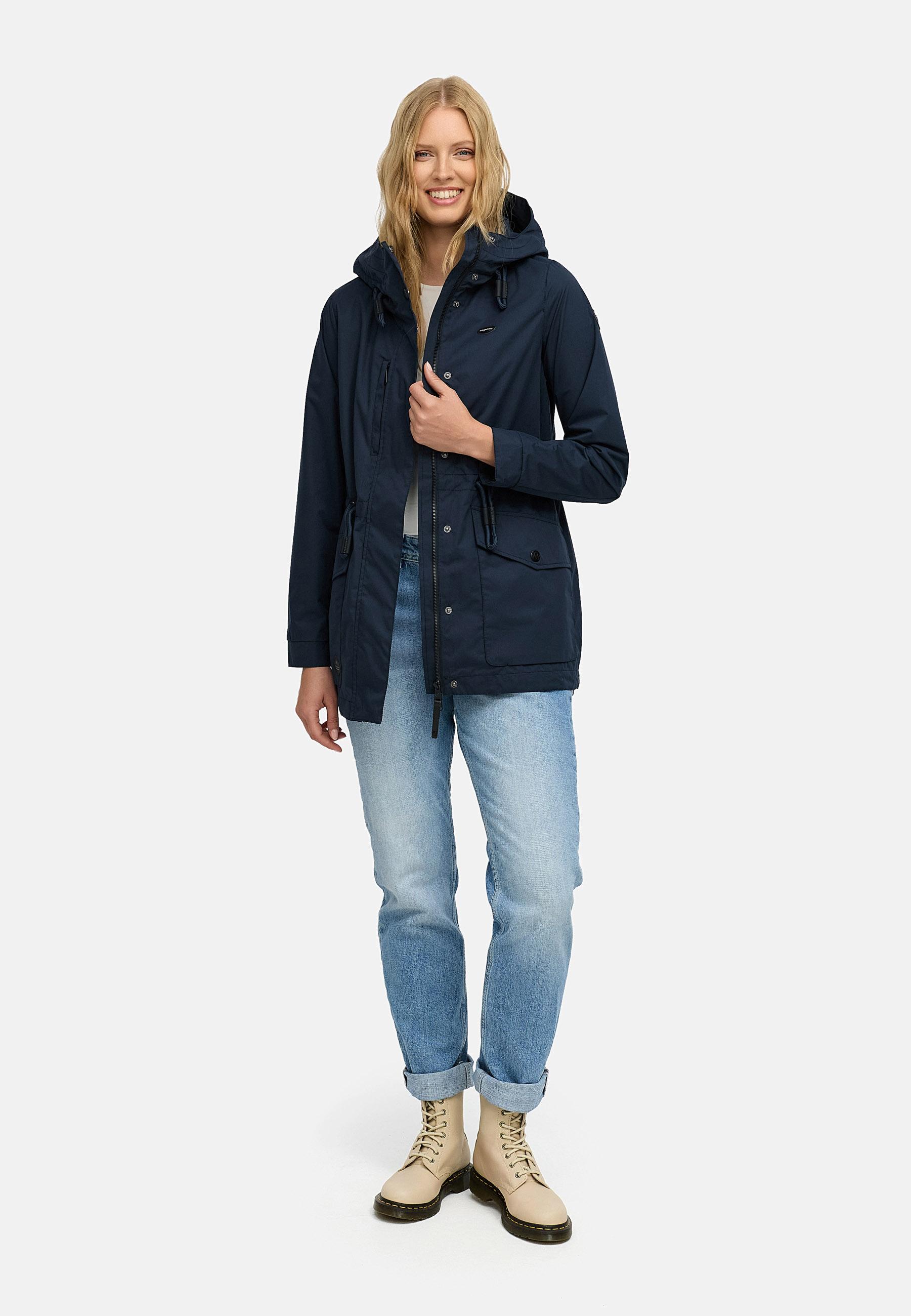 Wasserdichte Outdoorjacke mit Kapuze "Alysa" Navy25