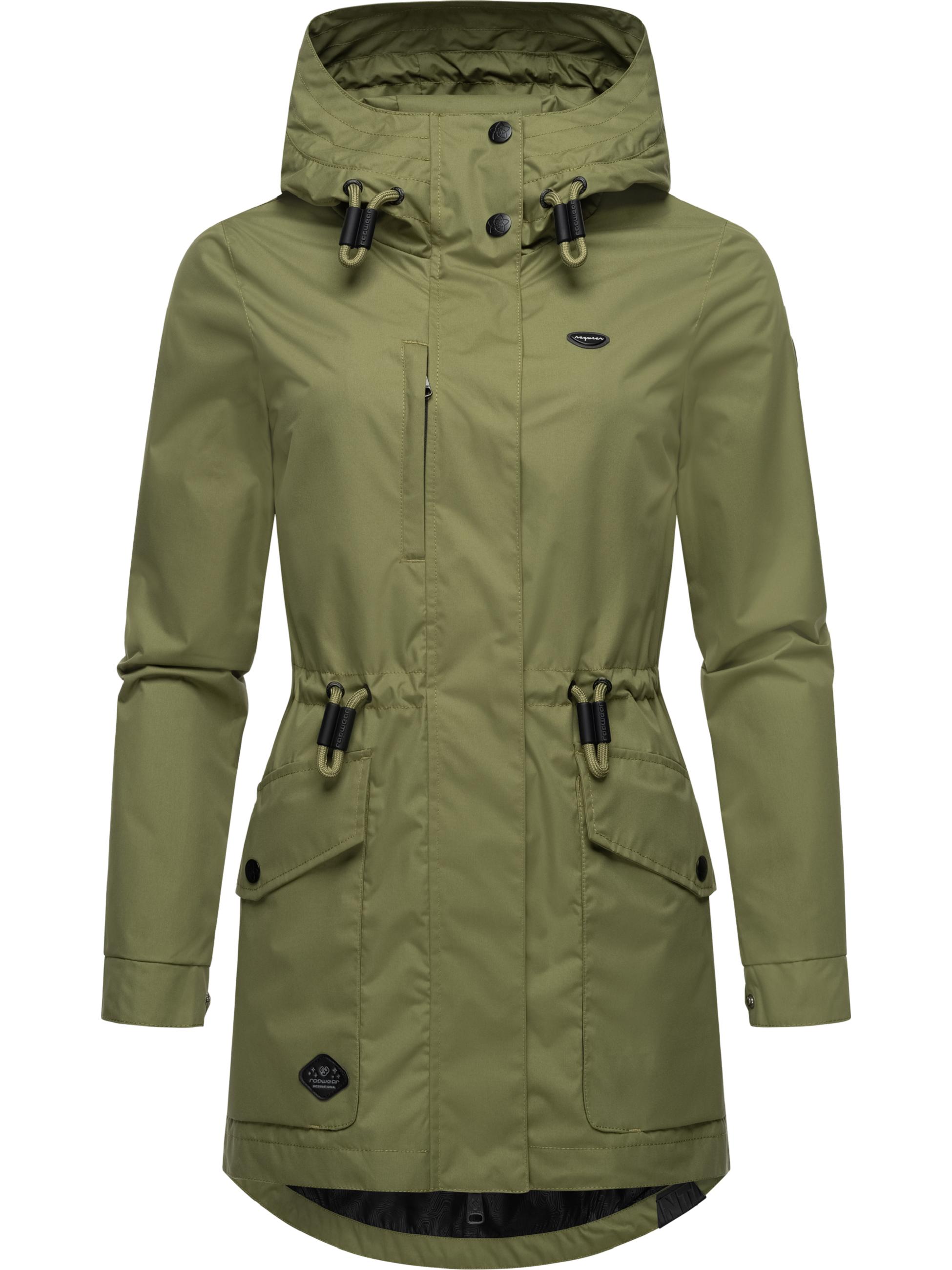 Leichte Outdoorjacke mit Kapuze "Alysa" Olive