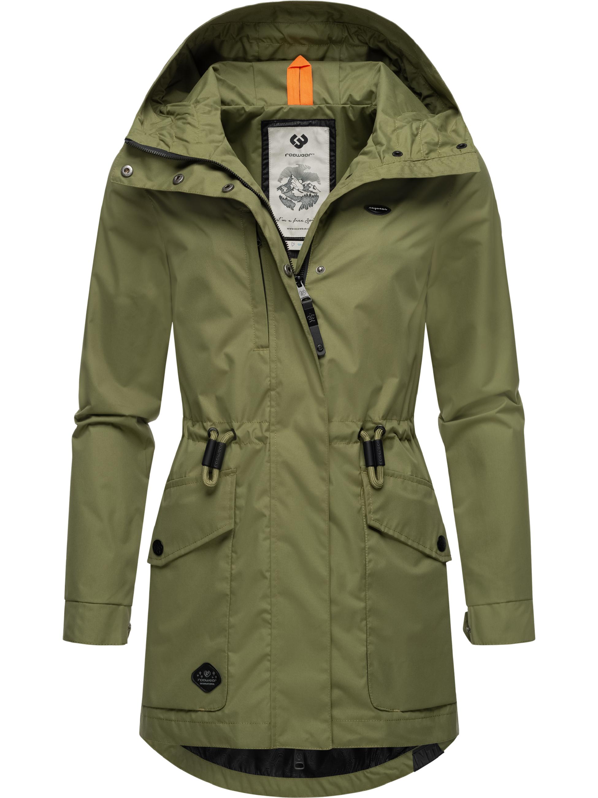 Leichte Outdoorjacke mit Kapuze "Alysa" Olive