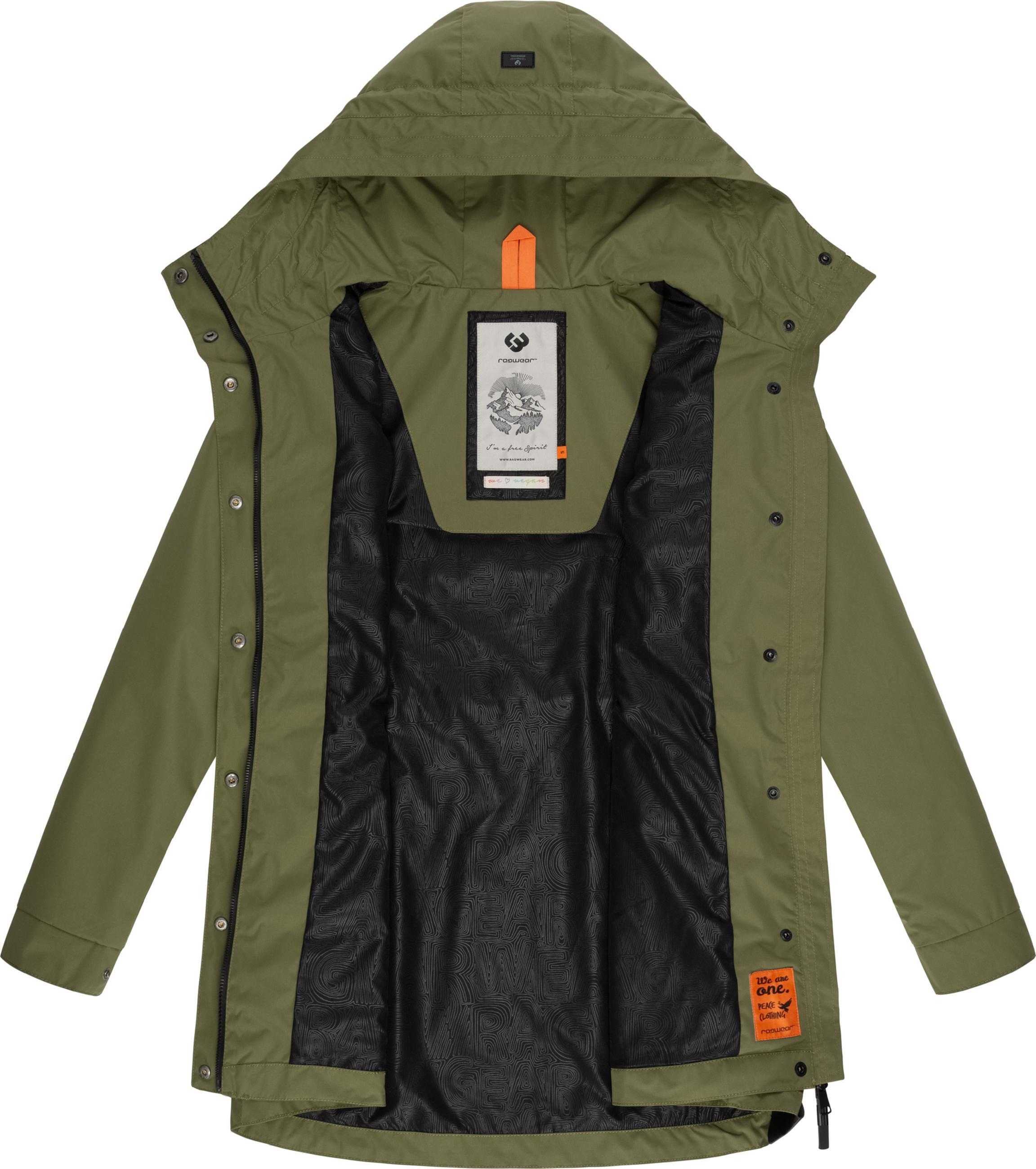 Leichte Outdoorjacke mit Kapuze "Alysa" Olive