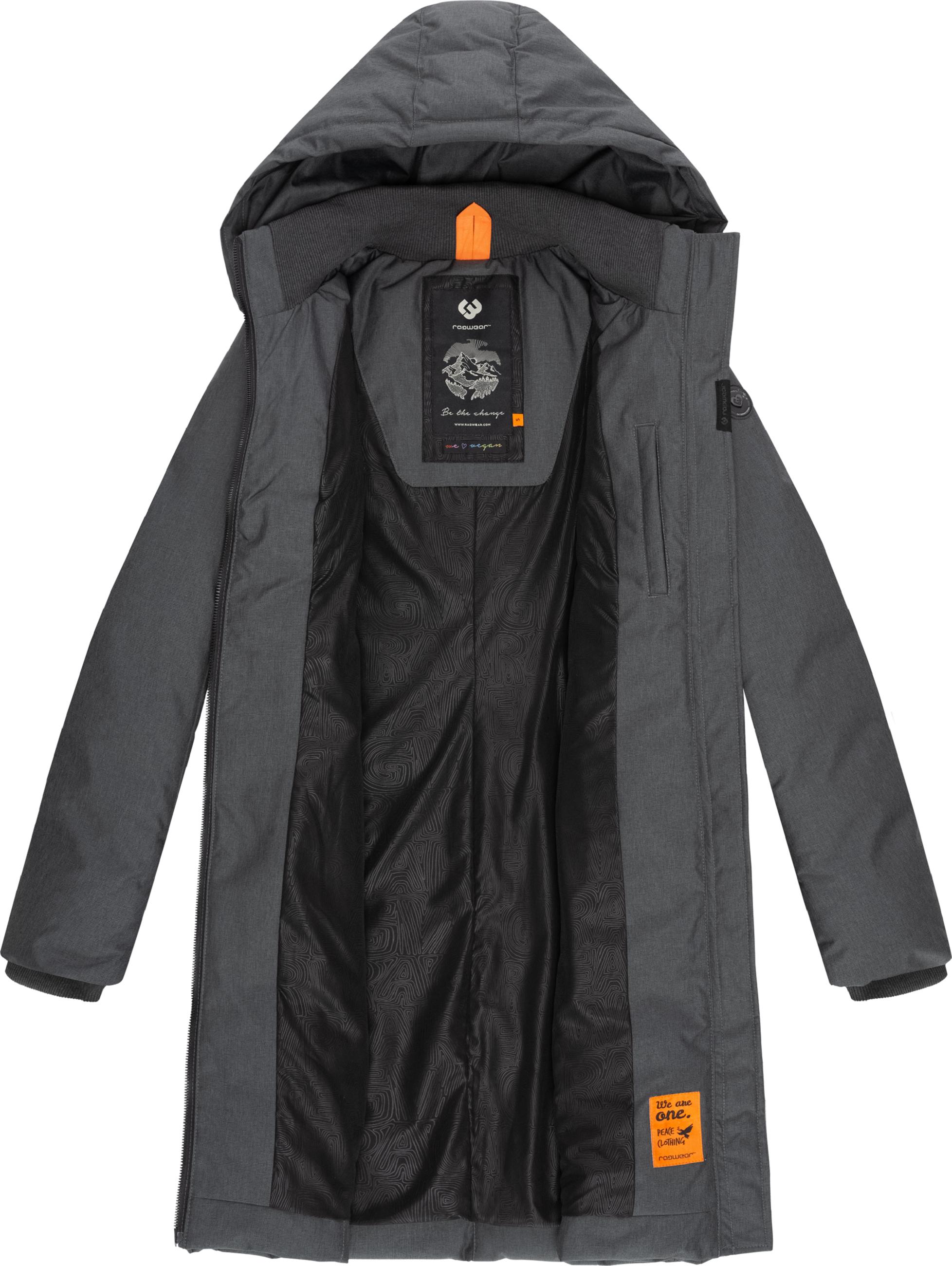 Langer Winter Steppmantel "Amarri" Black23