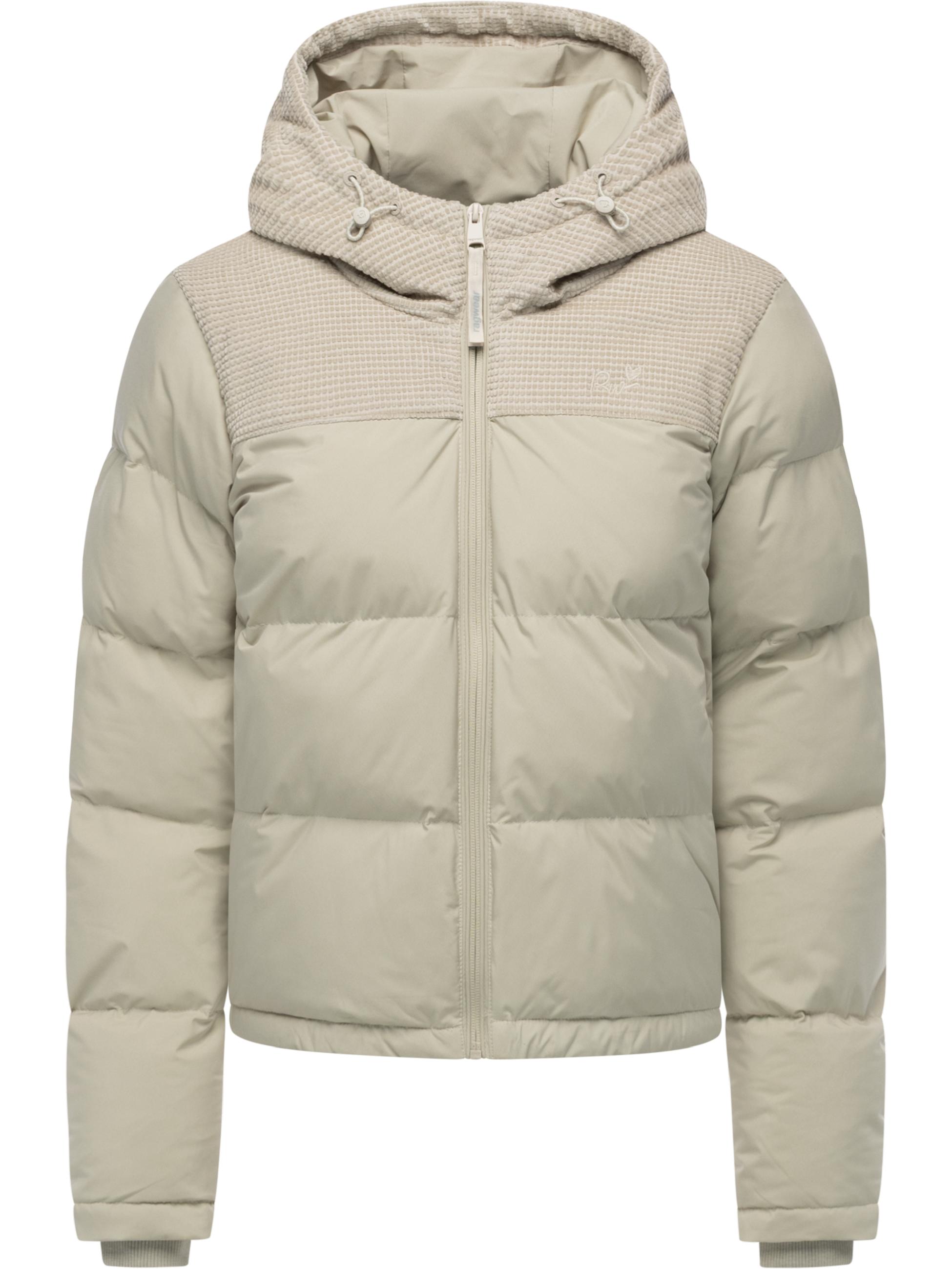 Wasserdichte Winterjacke mit Kord-Kapuze "Amazze" Bone25