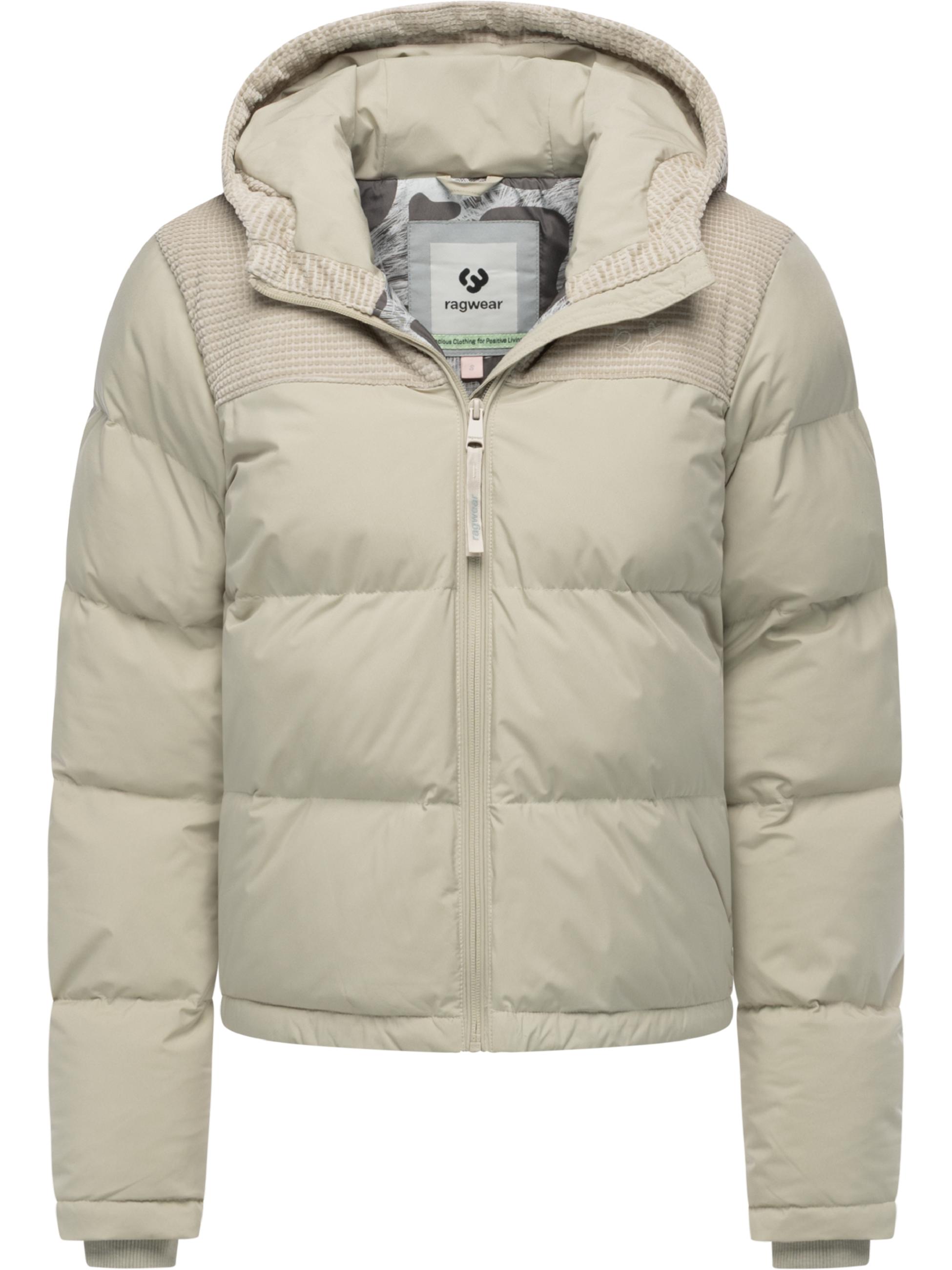 Wasserdichte Winterjacke mit Kord-Kapuze "Amazze" Bone25