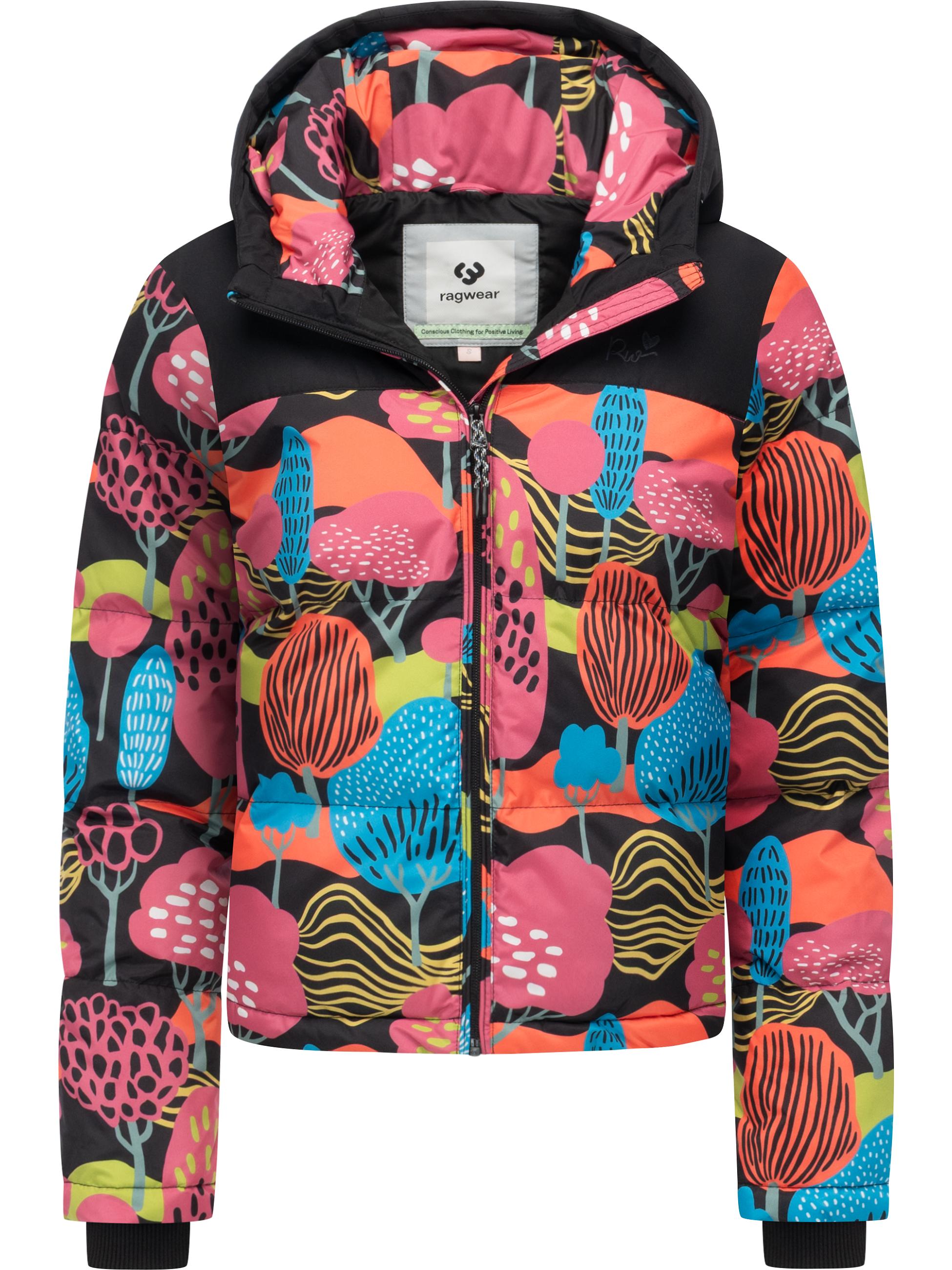 Warme wasserdichte Winter Steppjacke "Amazze Print" Multi Combo