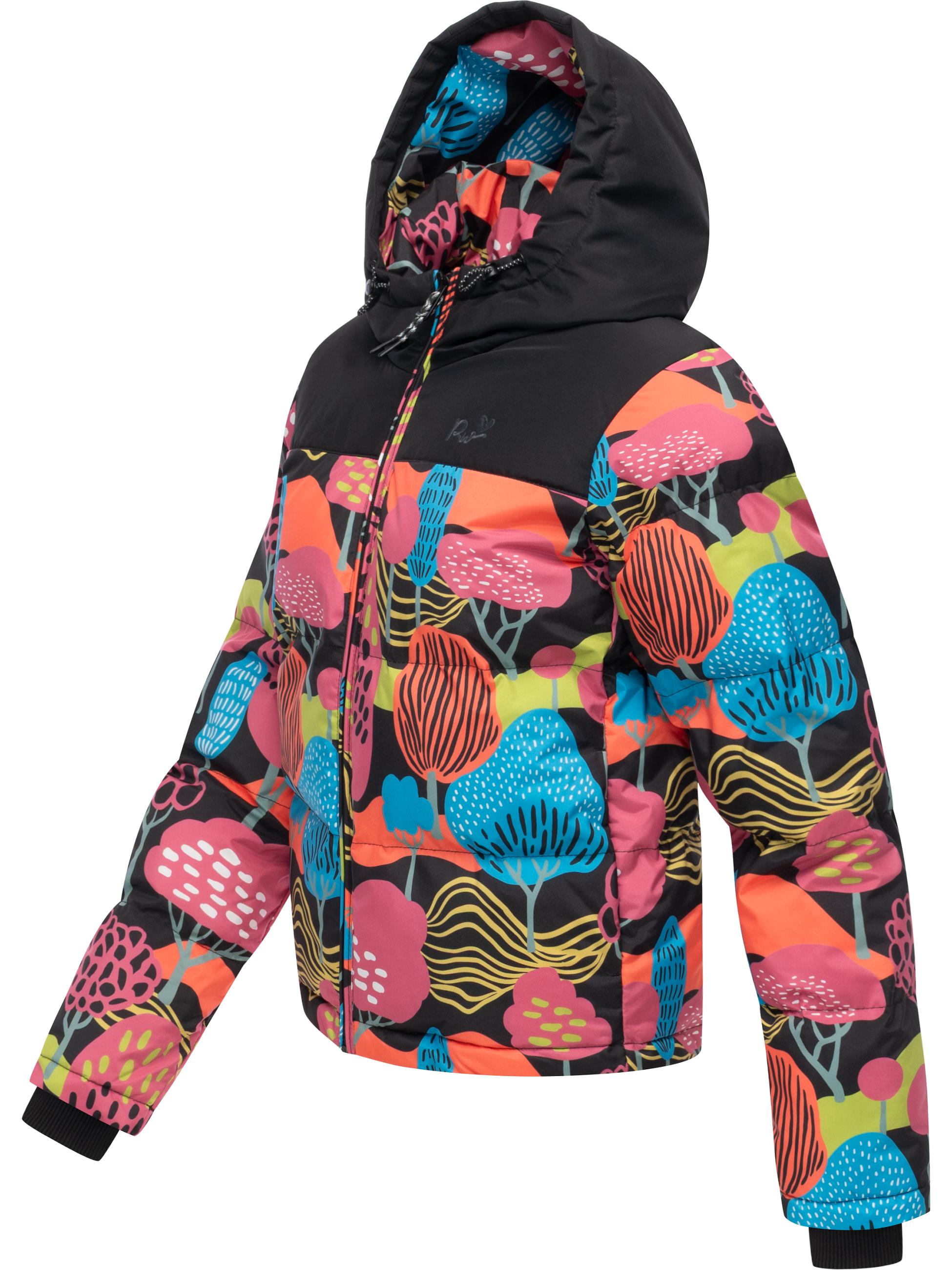 Warme wasserdichte Winter Steppjacke "Amazze Print" Multi Combo