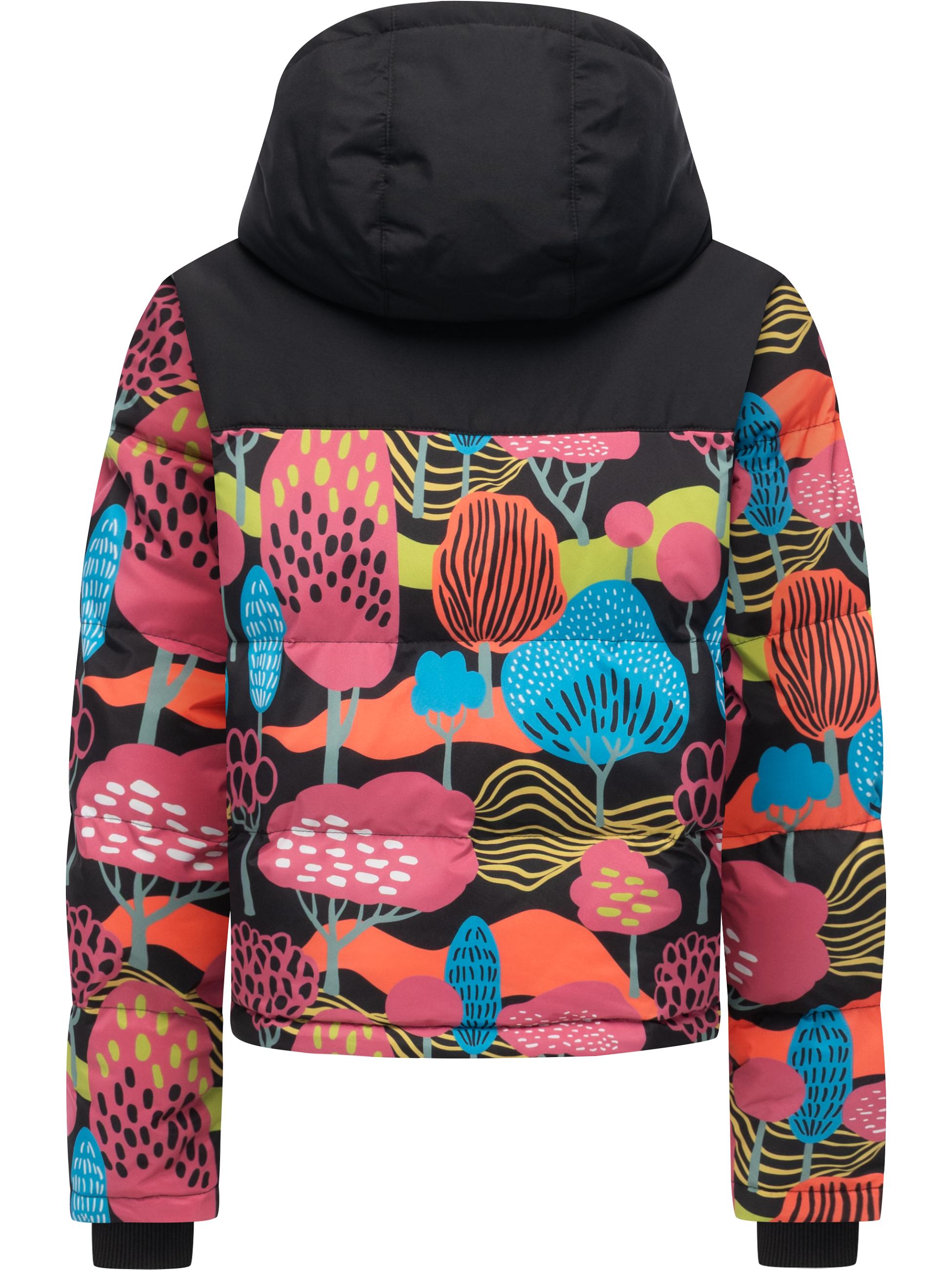 Warme wasserdichte Winter Steppjacke "Amazze Print" Multi Combo