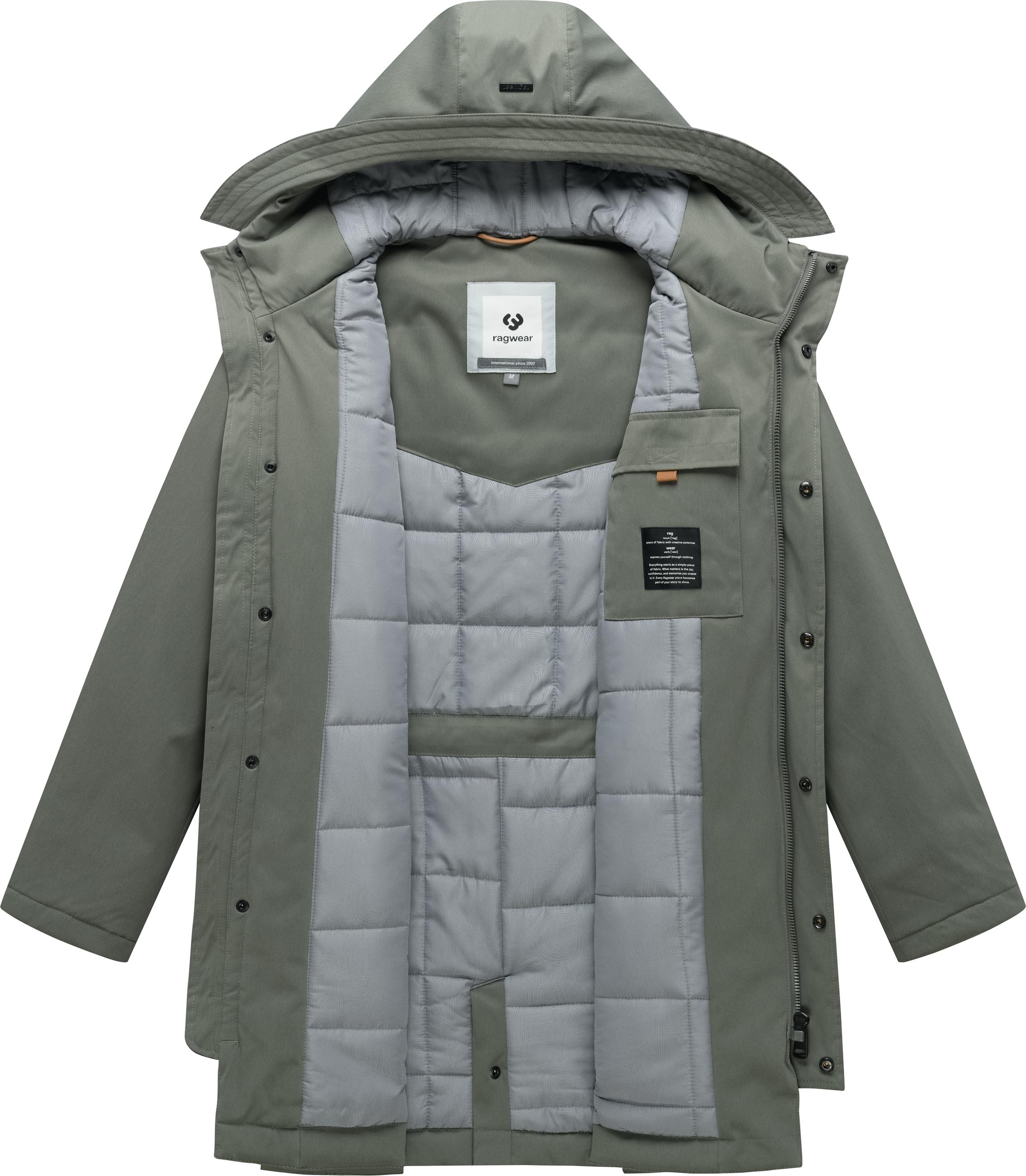 Winter Kurzmantel "Anderre Y" Dusty Olive