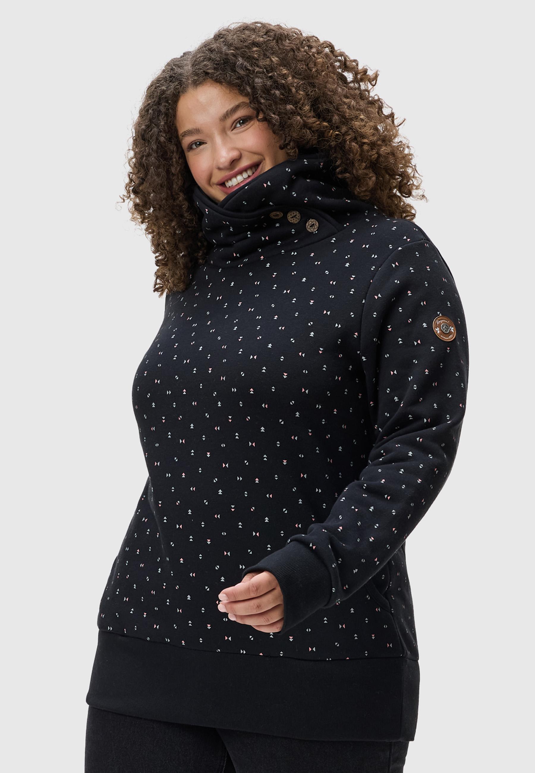 Pullover mit Kaminkragen "Angell Plus" Black