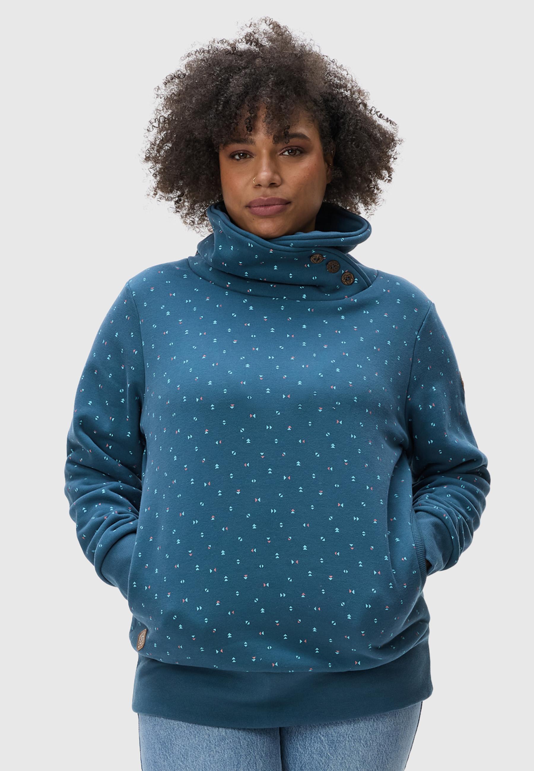 Pullover mit Kaminkragen "Angell Plus" Petrol