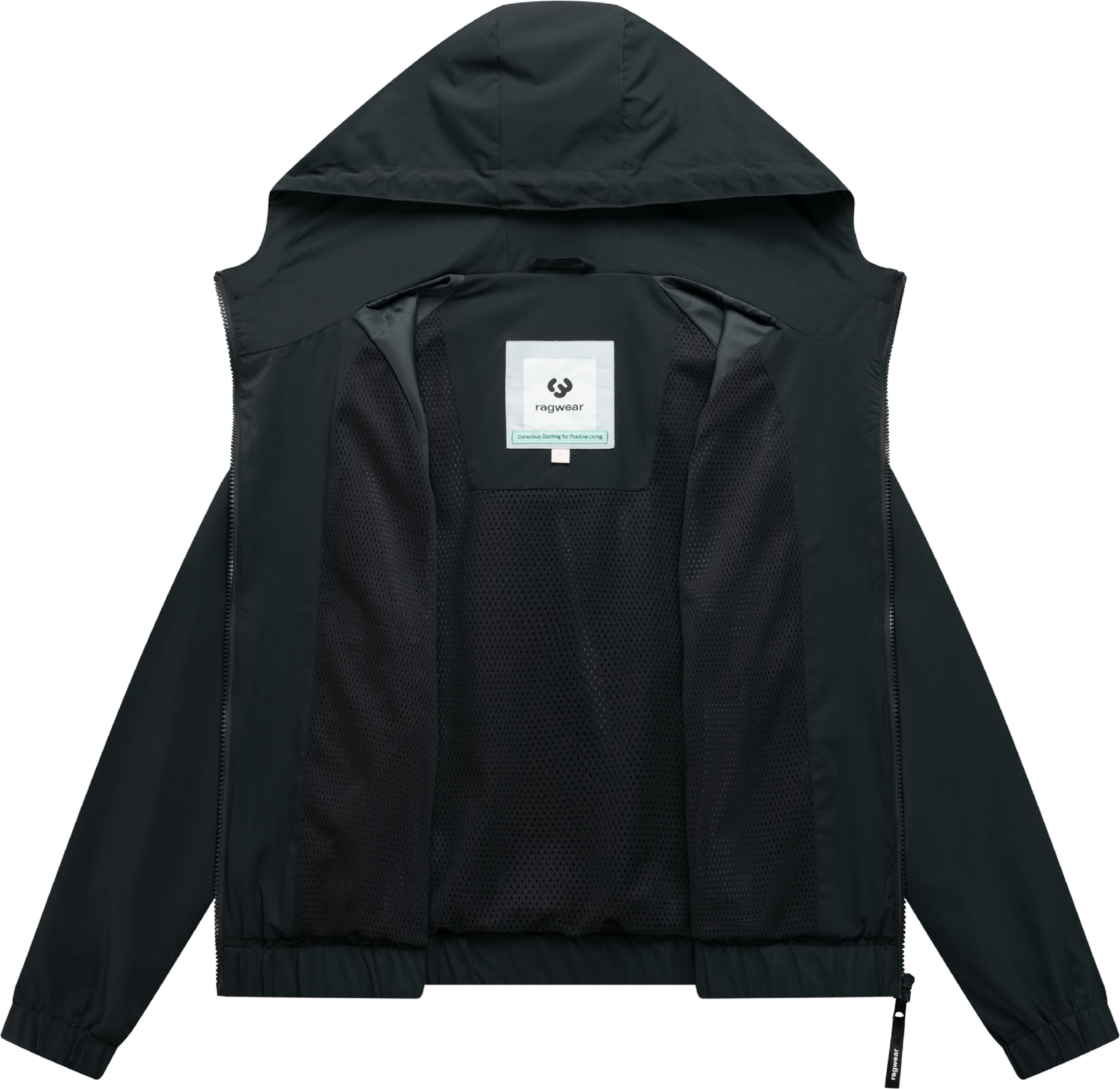 Übergangsjacke mit verstellbarer Kapuze "Anndra" Black