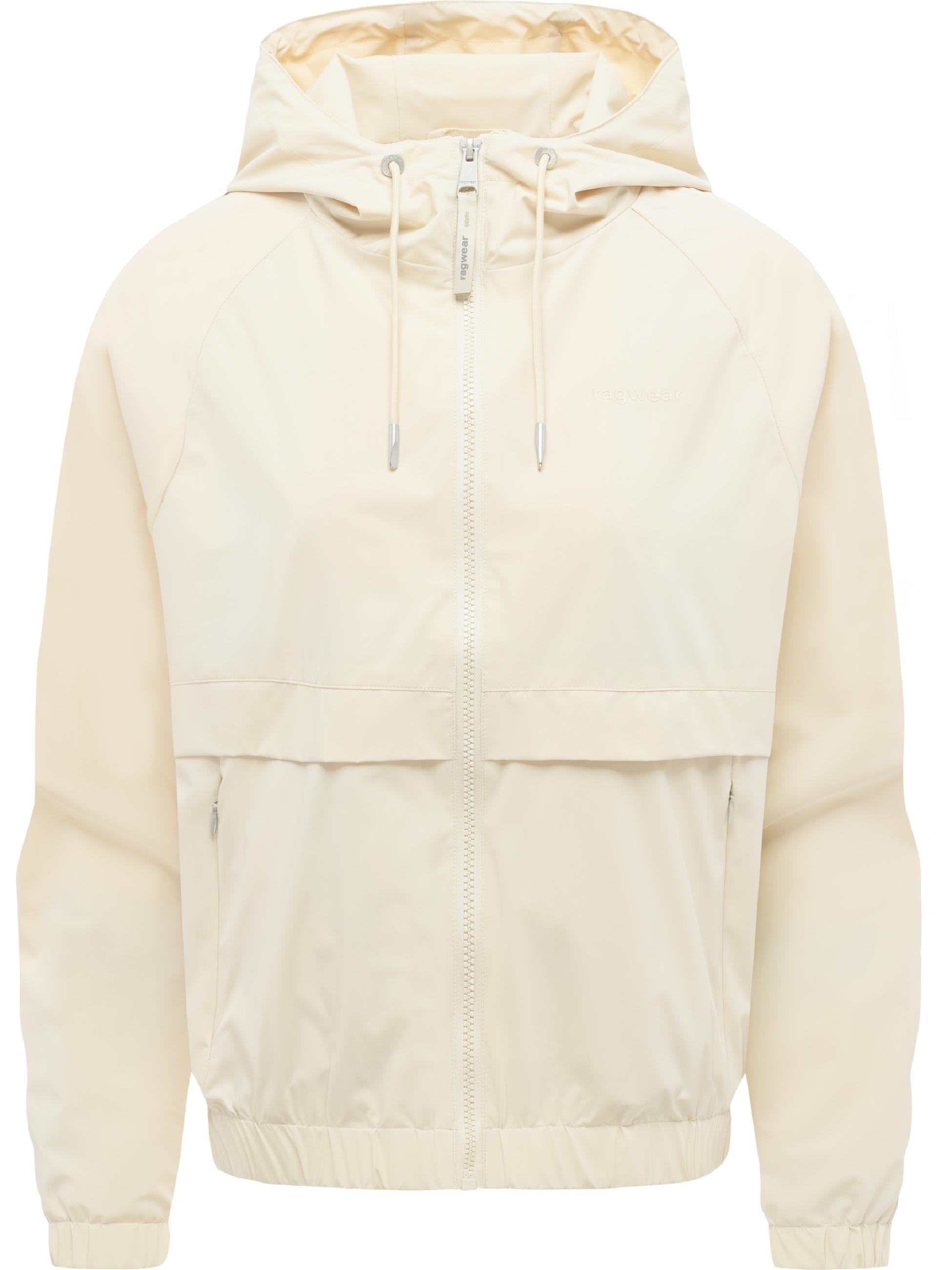 Übergangsjacke mit verstellbarer Kapuze "Anndra" Ecru