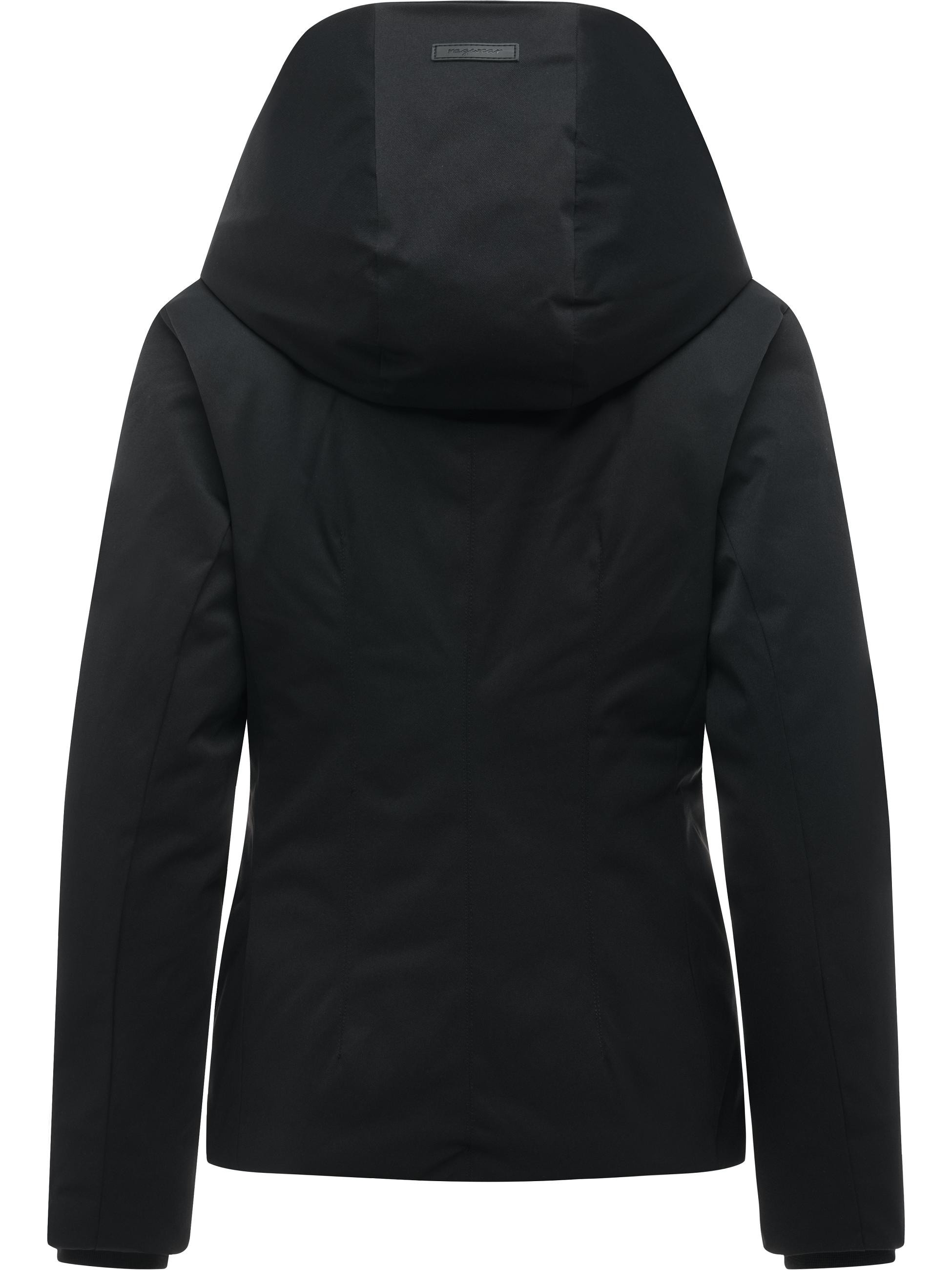Warme Winter Jacke mit Stehkragen "Annona Y" Black