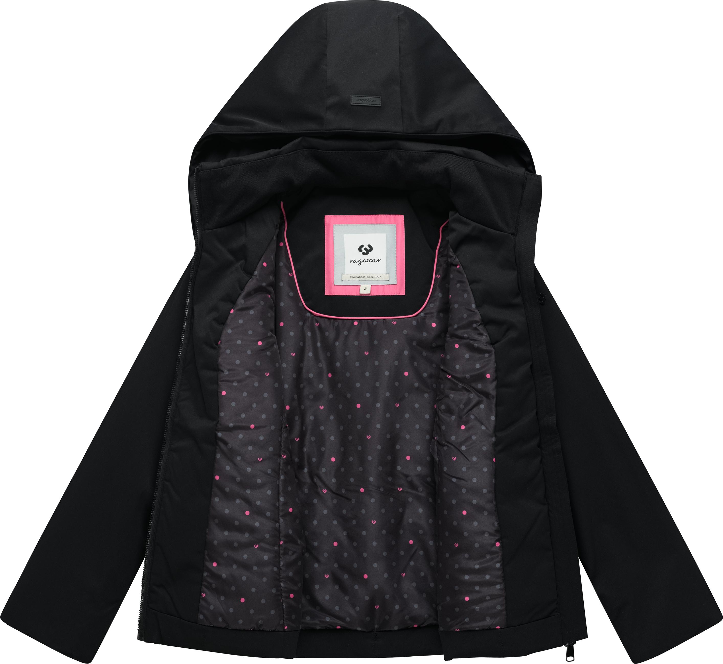 Warme Winter Jacke mit Stehkragen "Annona Y" Black