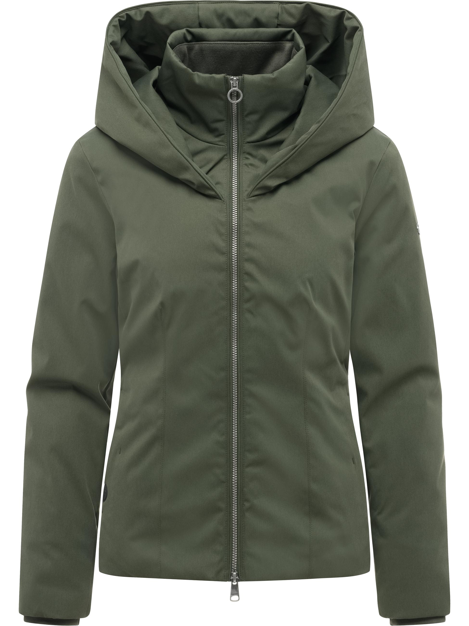Warme Winter Jacke mit Stehkragen "Annona Y" Dark Olive