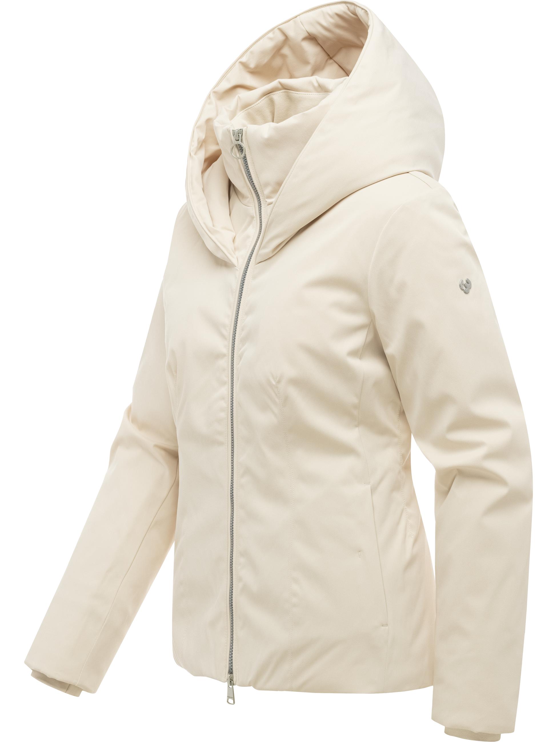 Warme Winter Jacke mit Stehkragen "Annona Y" Ecru