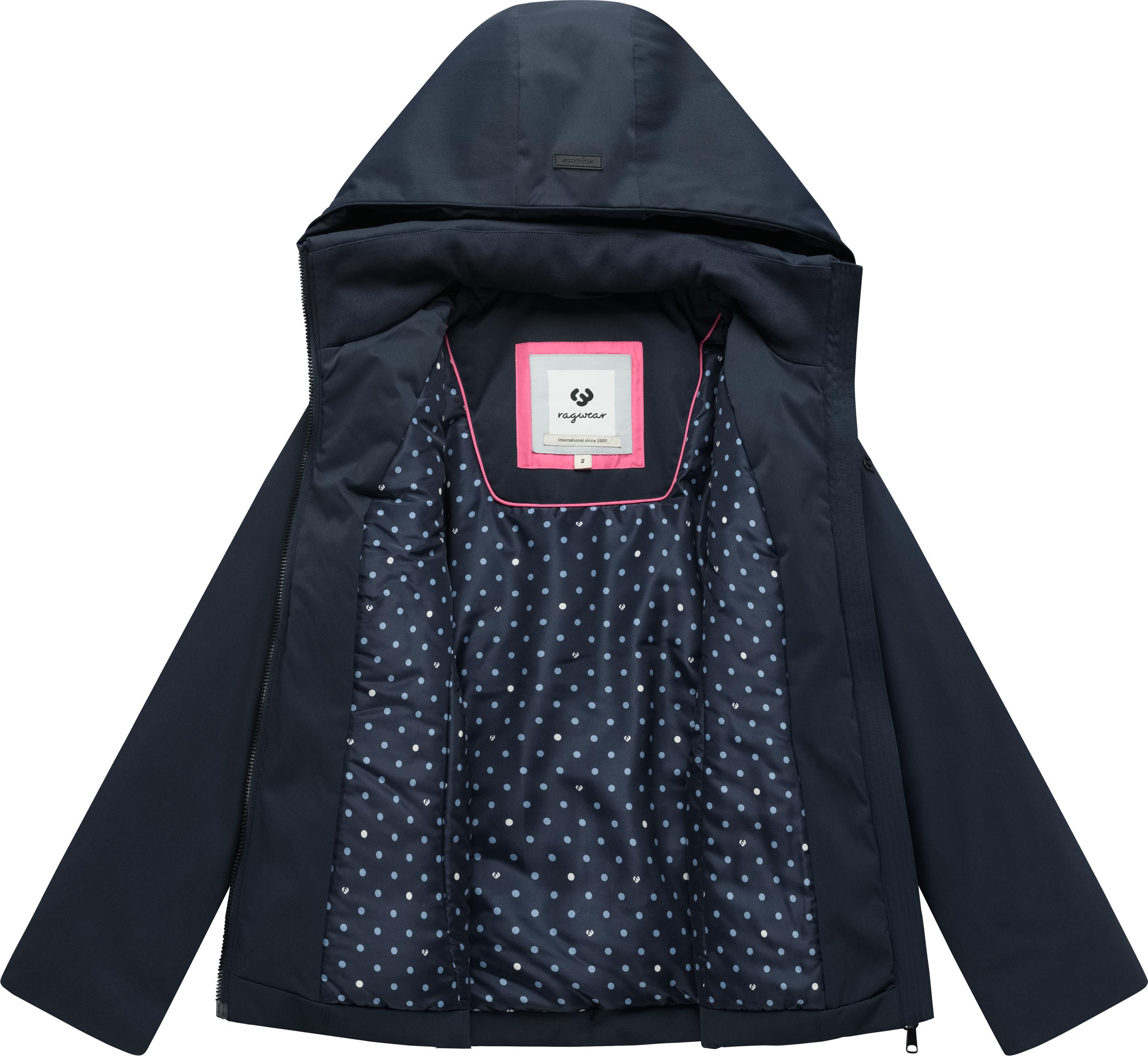 Warme Winter Jacke mit Stehkragen "Annona Y" Navy