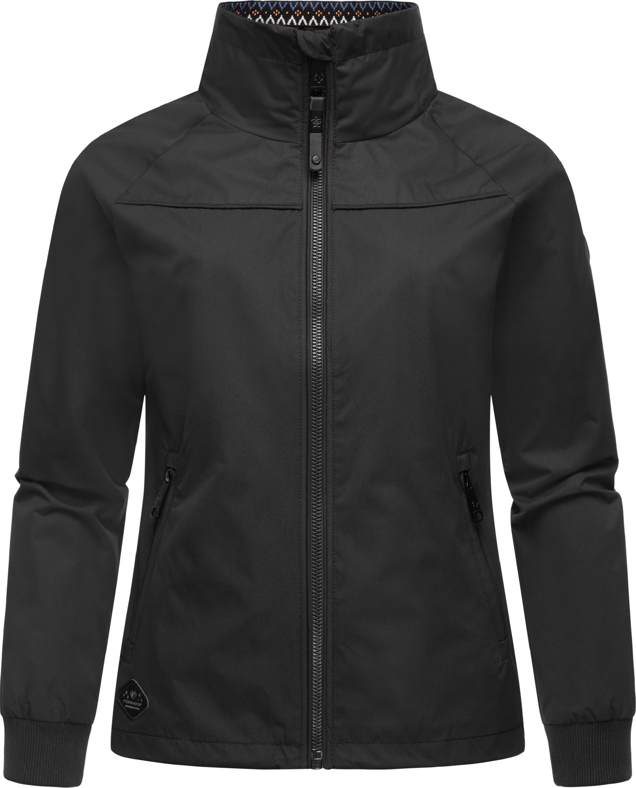 Übergangsjacke mit hohem Kragen "Apola" Black