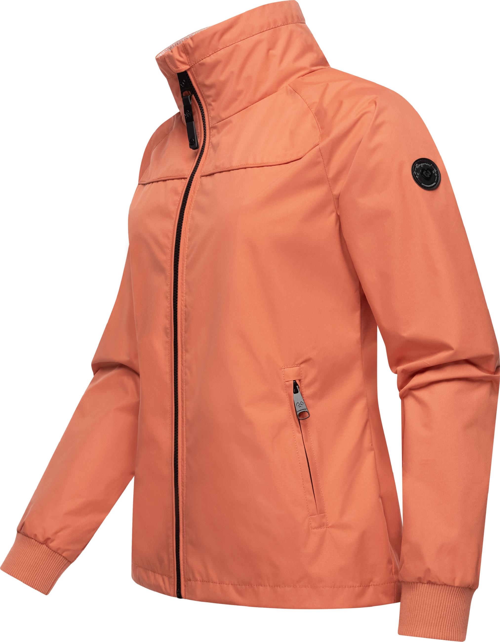 Wasserdichte Übergangsjacke mit hohem Kragen "Apola" Brick Red