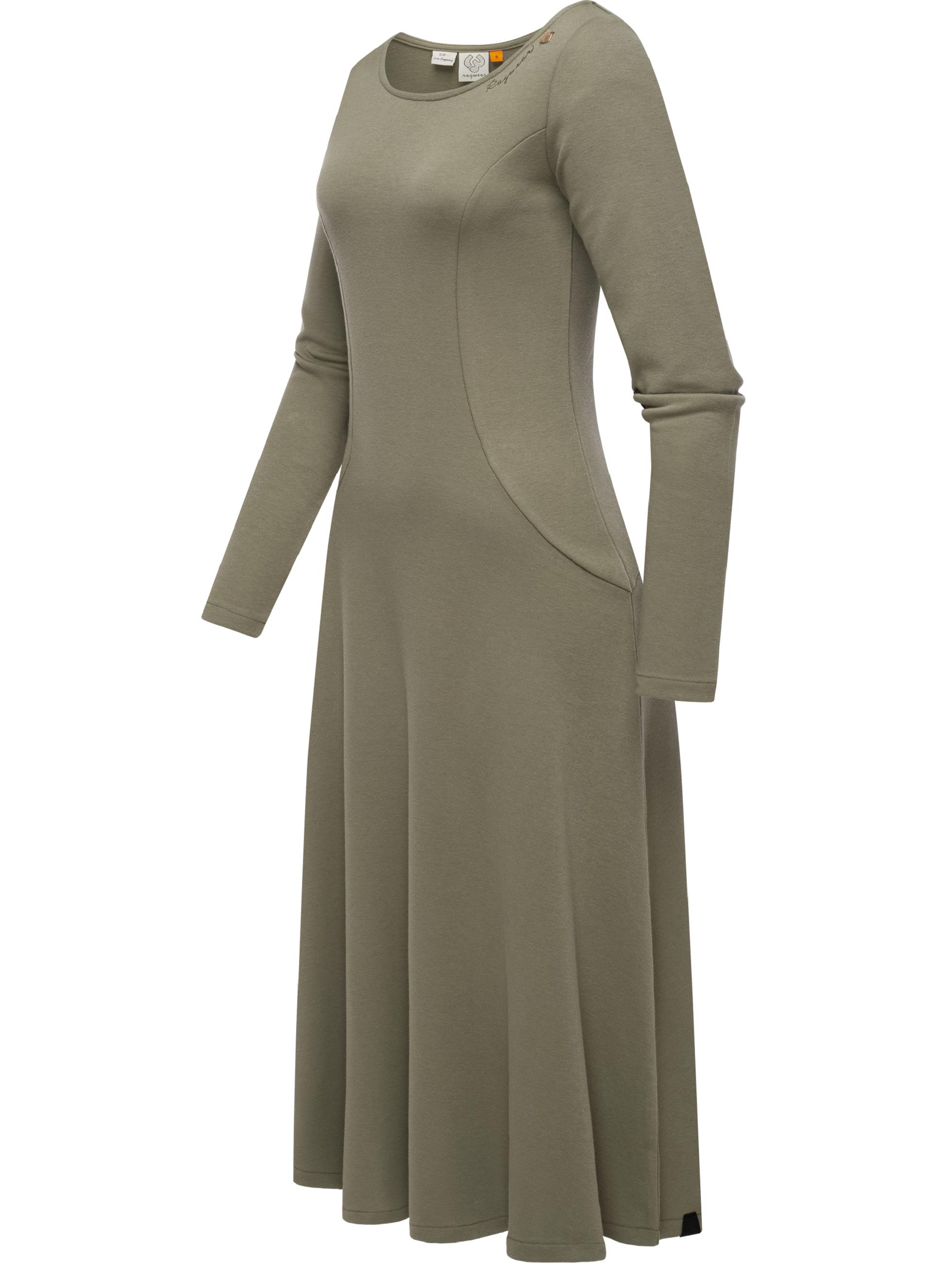 Langarm Jerseykleid "Appero Long" Olive