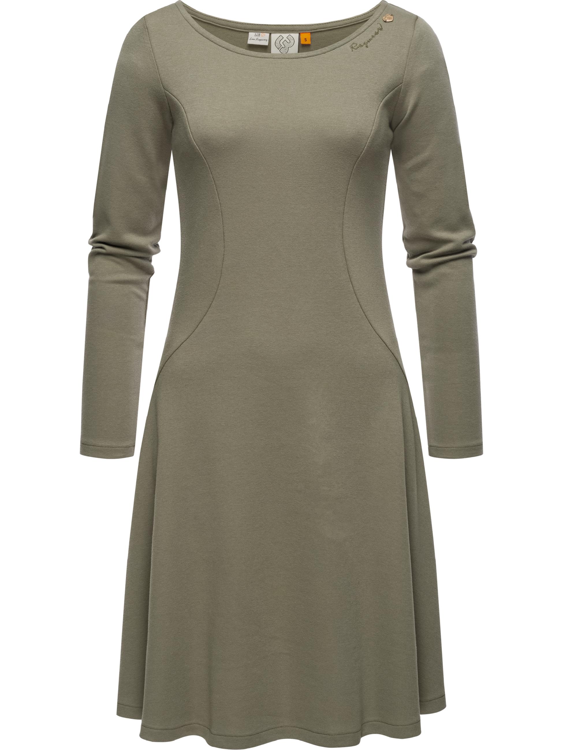 Langarm Jerseykleid "Appero" Olive